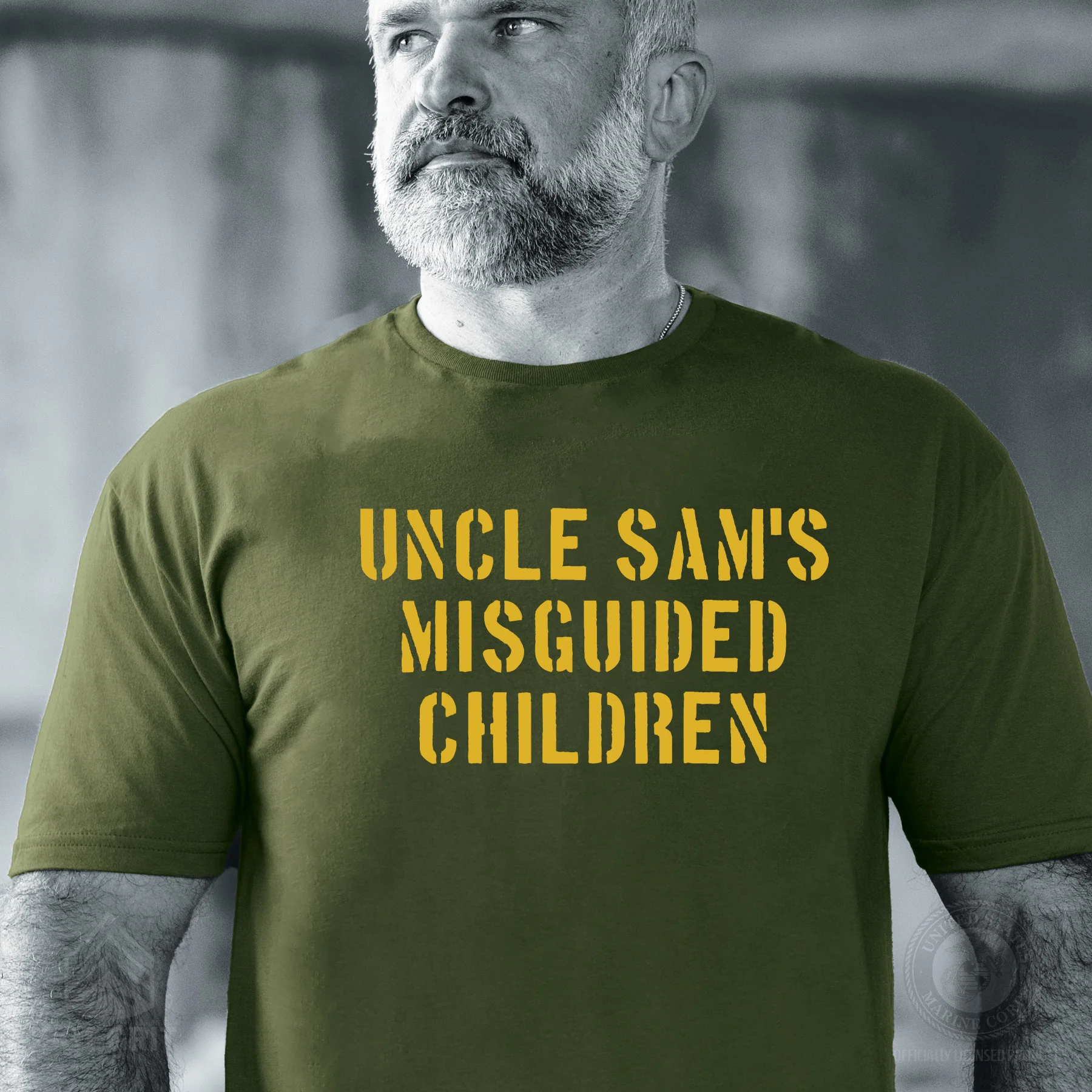 Uncle Sam's Misguided Children Stencil T-Shirt - Image 2