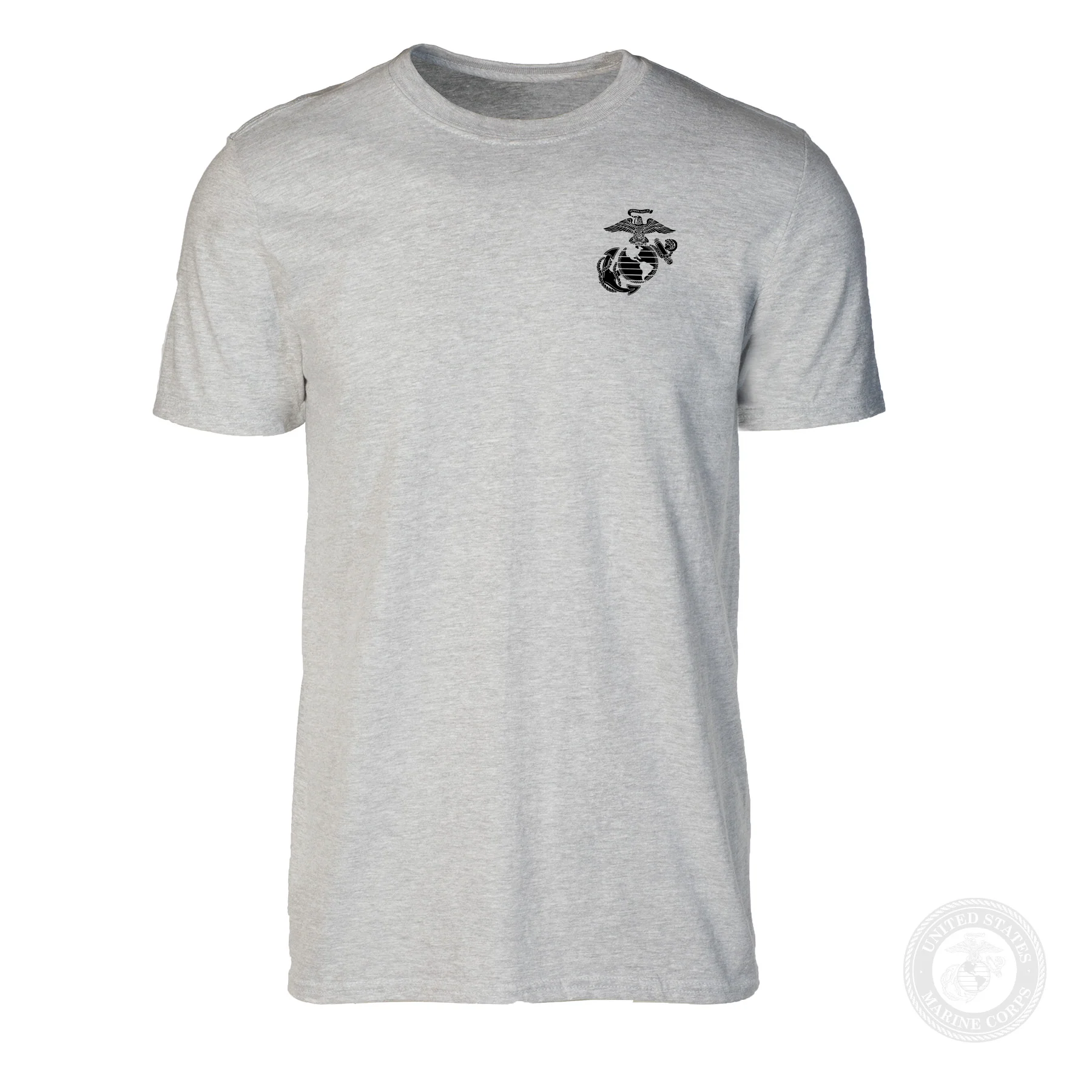Grumpy Old Marine Bulldog Mascot T-shirt- Back Design - Image 14