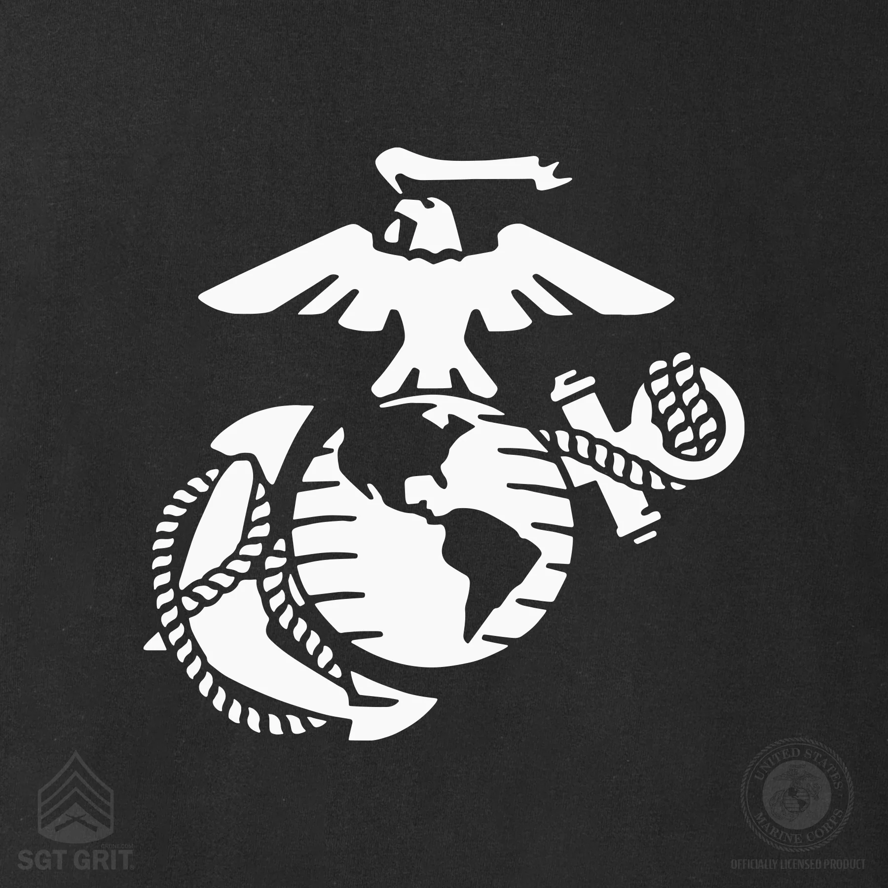 Choose Your Marine MOS Flag T-shirt- Back Design - Image 18