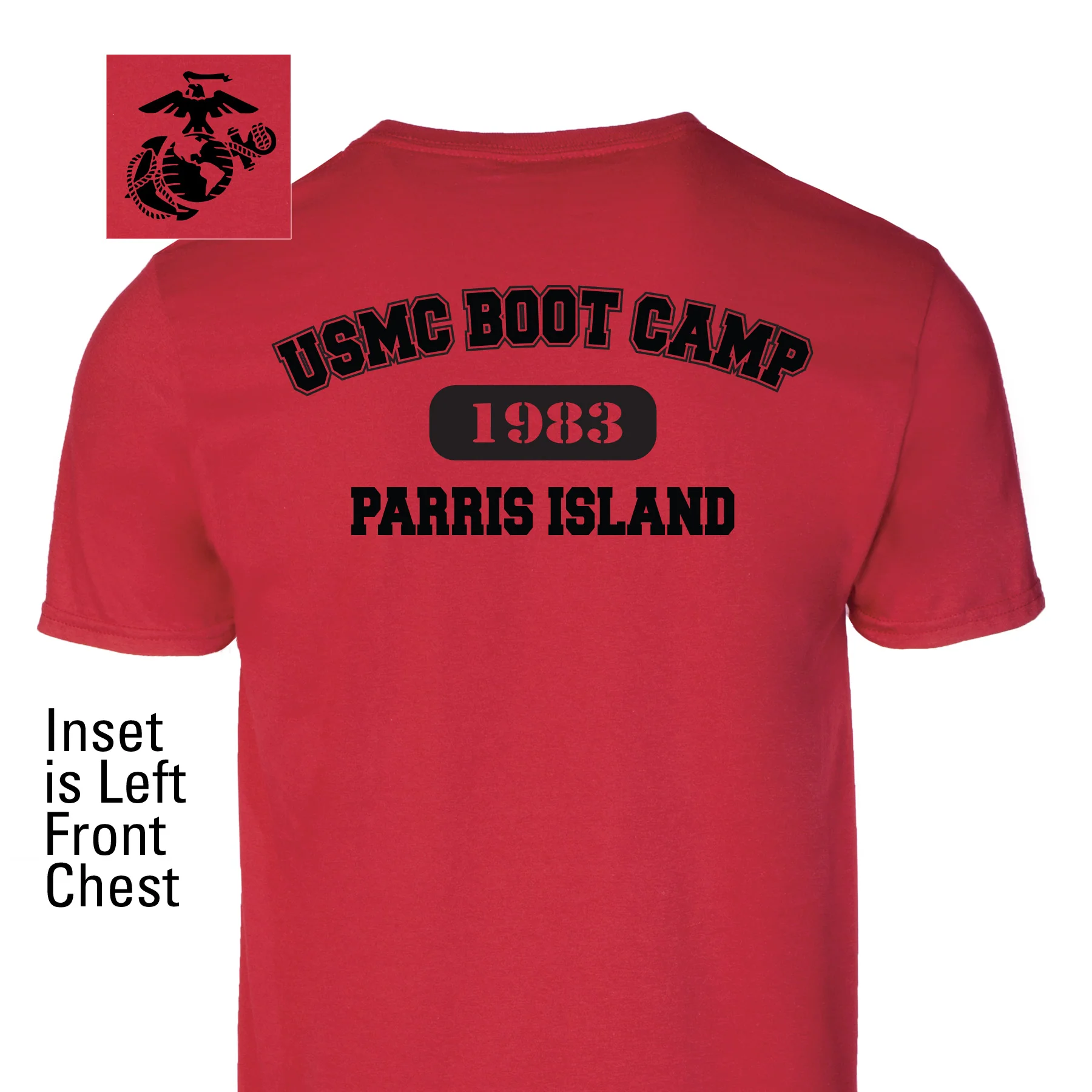 USMC Boot Camp T-Shirt- Back Design - Image 13