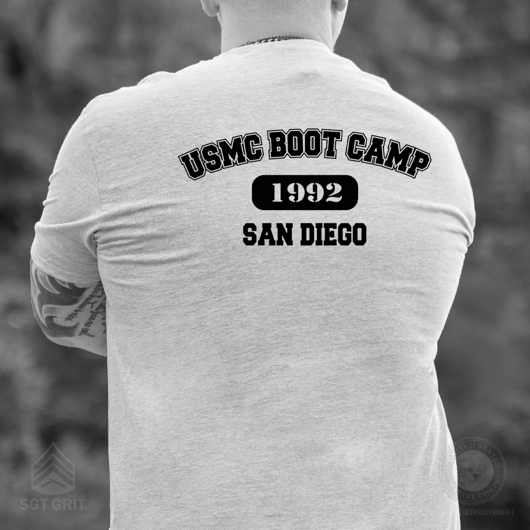 USMC Boot Camp T-Shirt- Back Design - Image 19