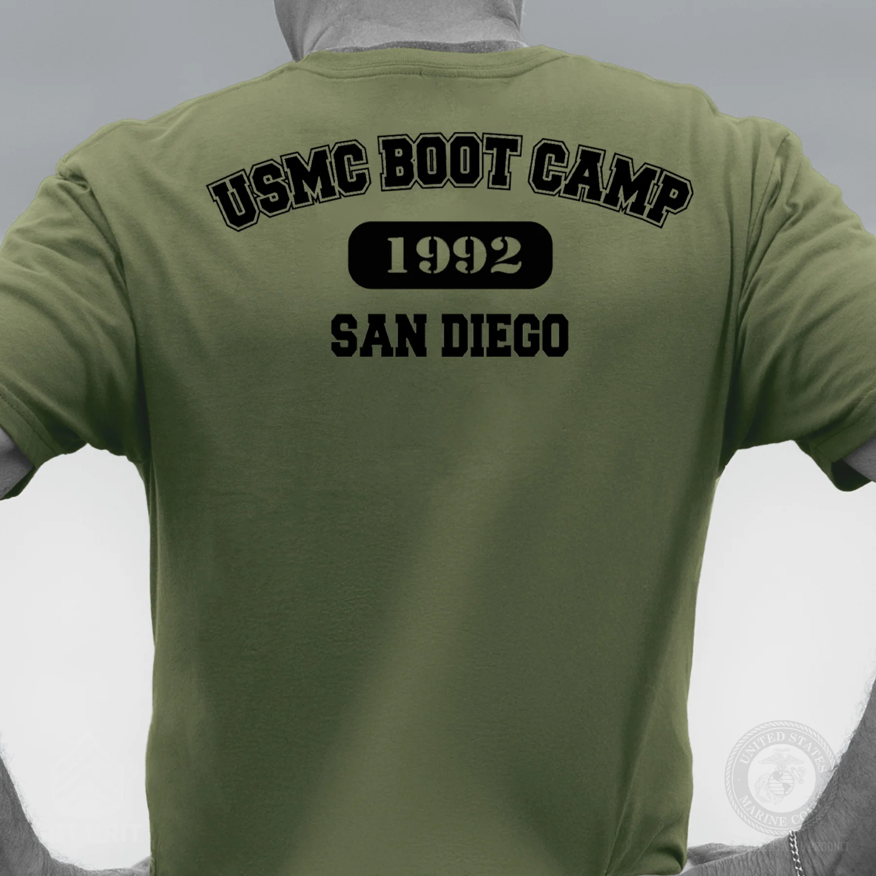 USMC Boot Camp T-Shirt- Back Design - Image 27