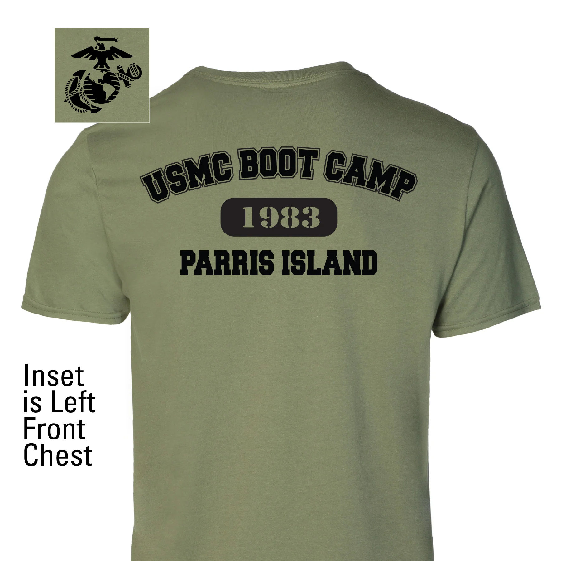 USMC Boot Camp T-Shirt- Back Design - Image 3