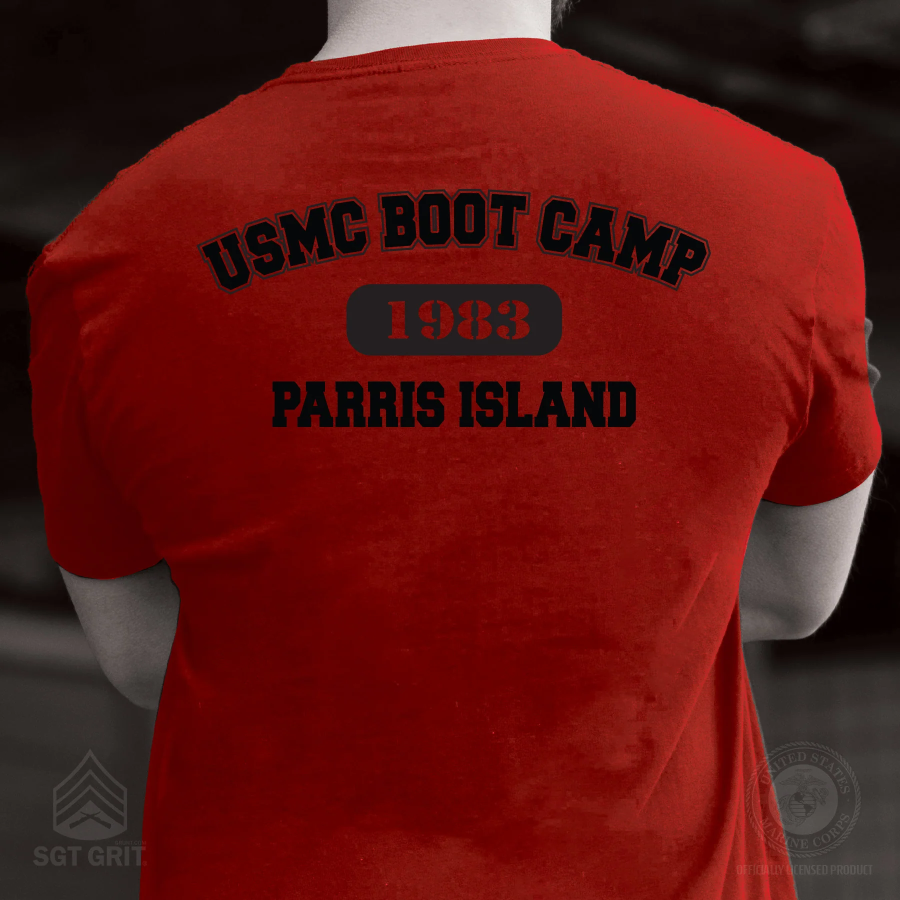 USMC Boot Camp T-Shirt- Back Design - Image 30