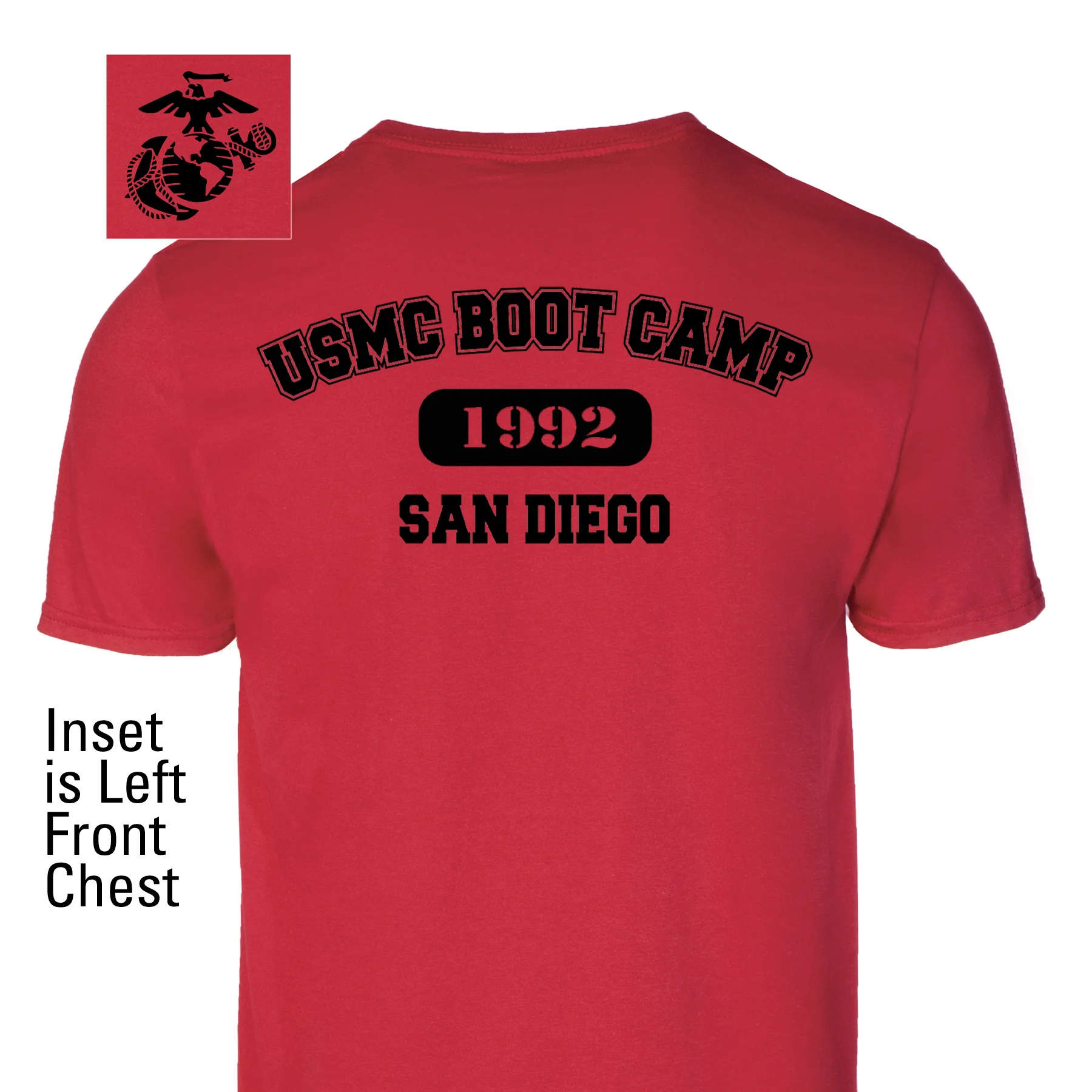 USMC Boot Camp T-Shirt- Back Design - Image 5