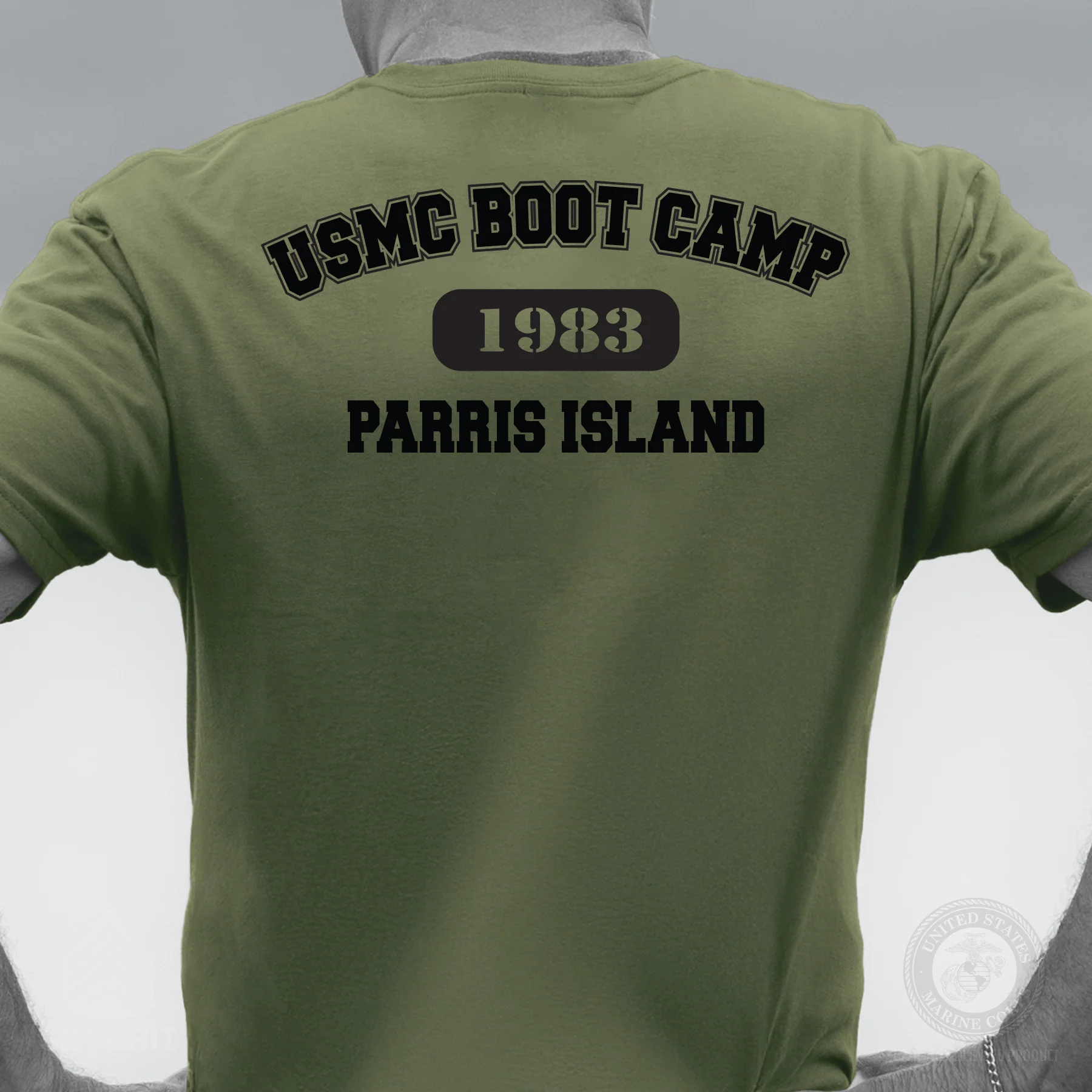 USMC Boot Camp T-Shirt- Back Design - Image 7