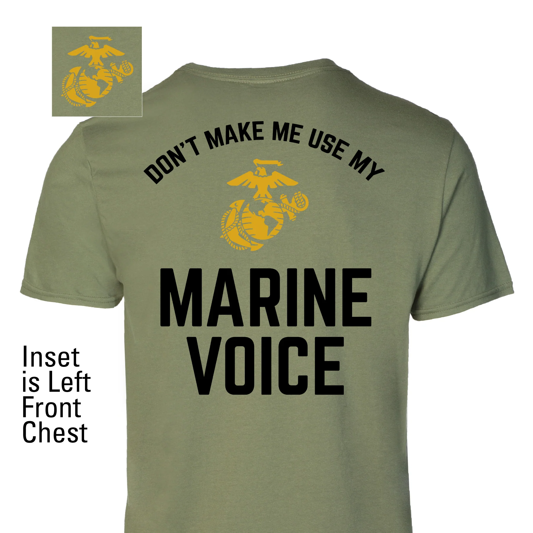 Marine Voice T-shirt- Back Design - Image 3