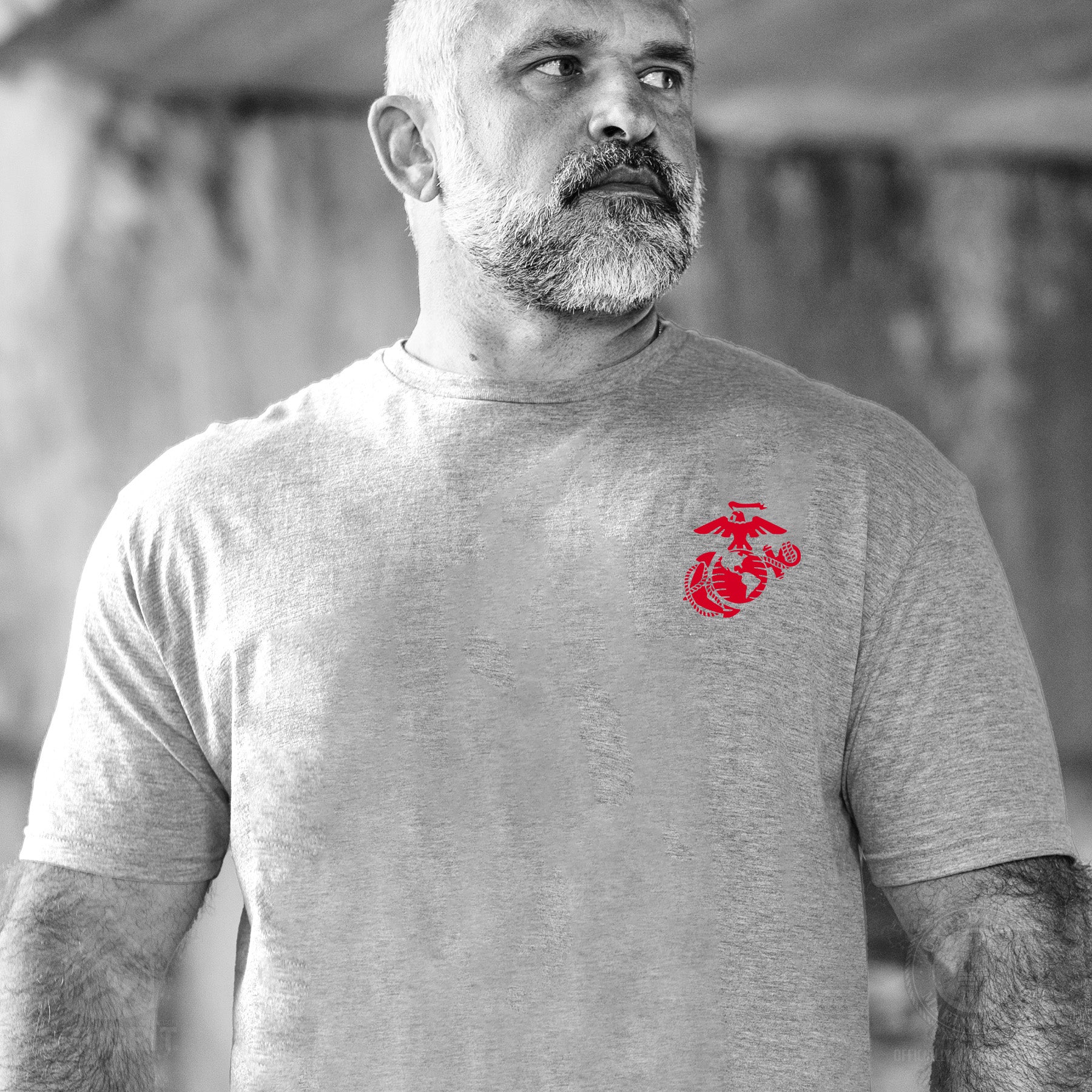 Marine Voice T-shirt- Back Design - Image 9