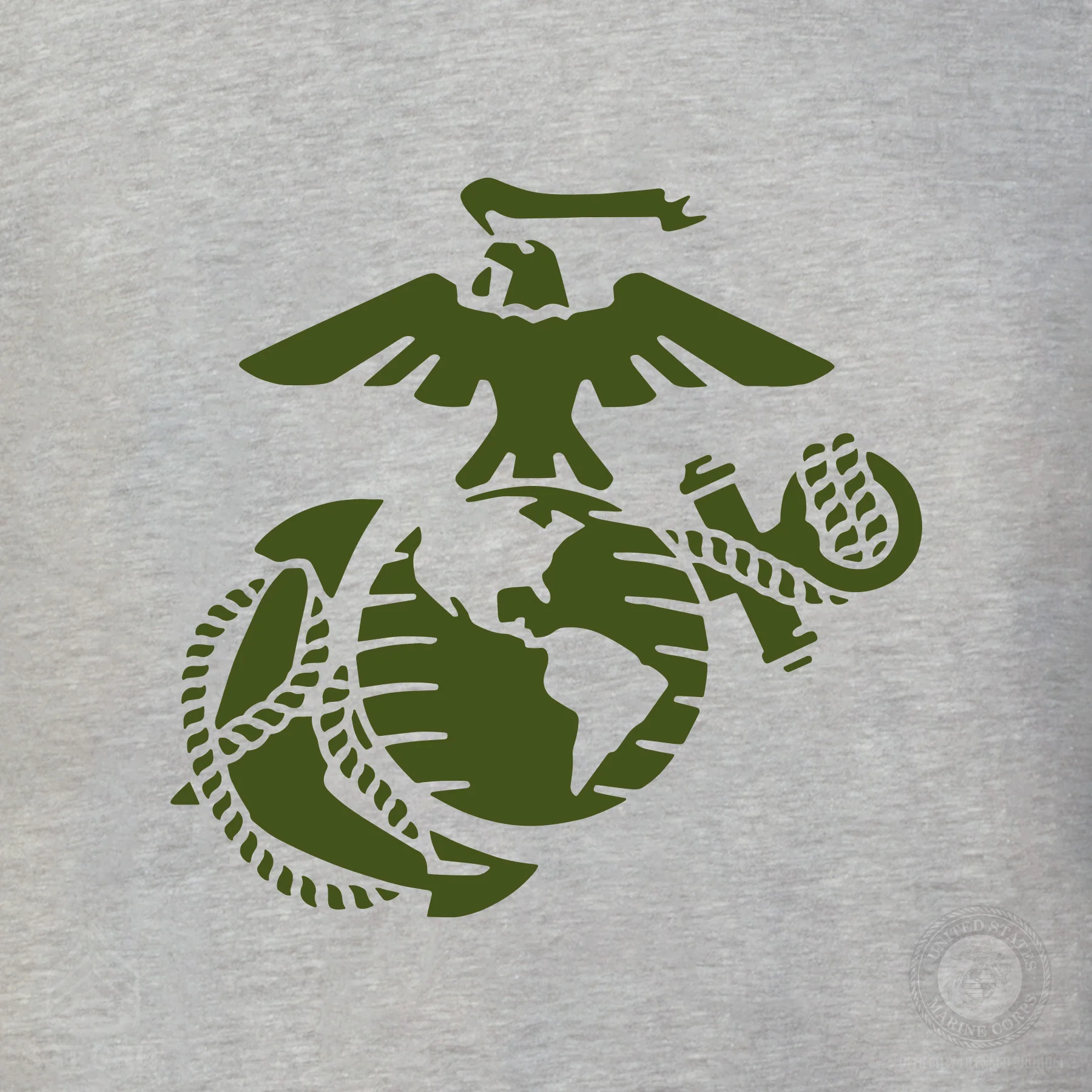 USMC Combat Bulldog T-shirt- Back Design - Image 7