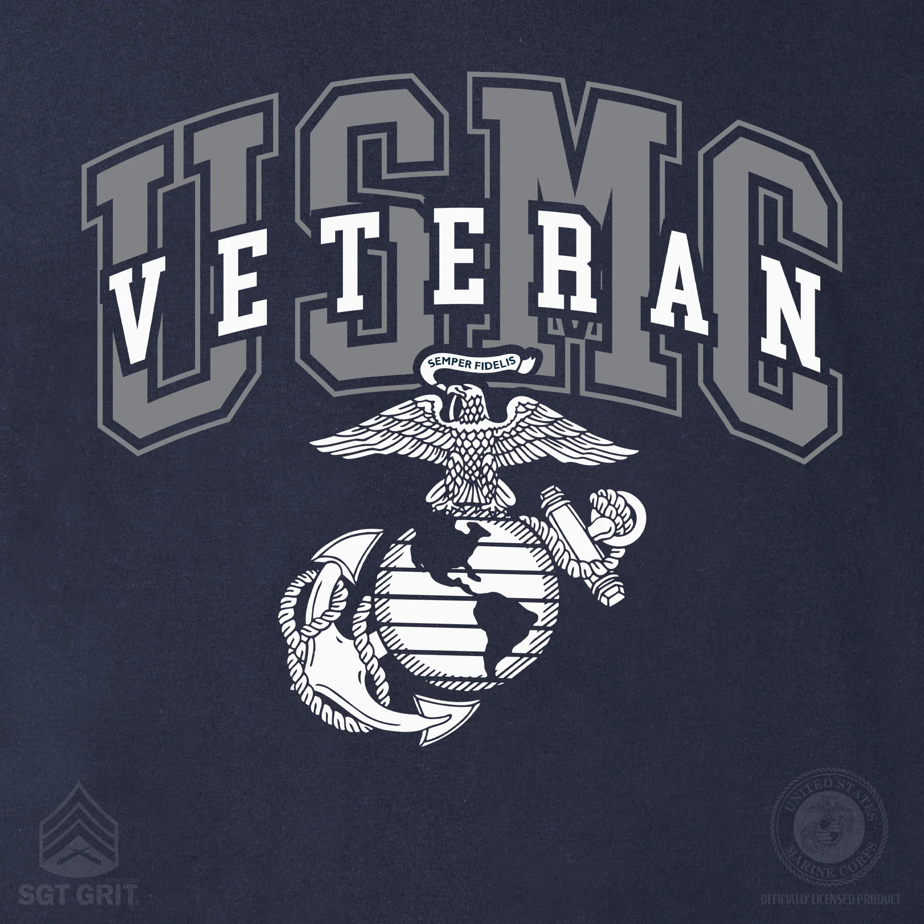 USMC Veteran T-shirt- Back Design - Image 27