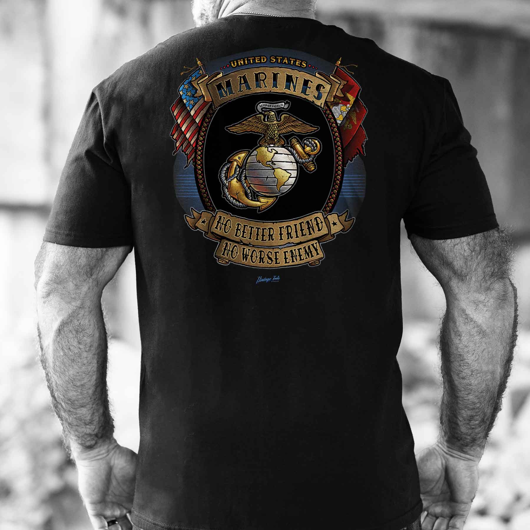 USMC No Better Friend T-shirt - Image 5