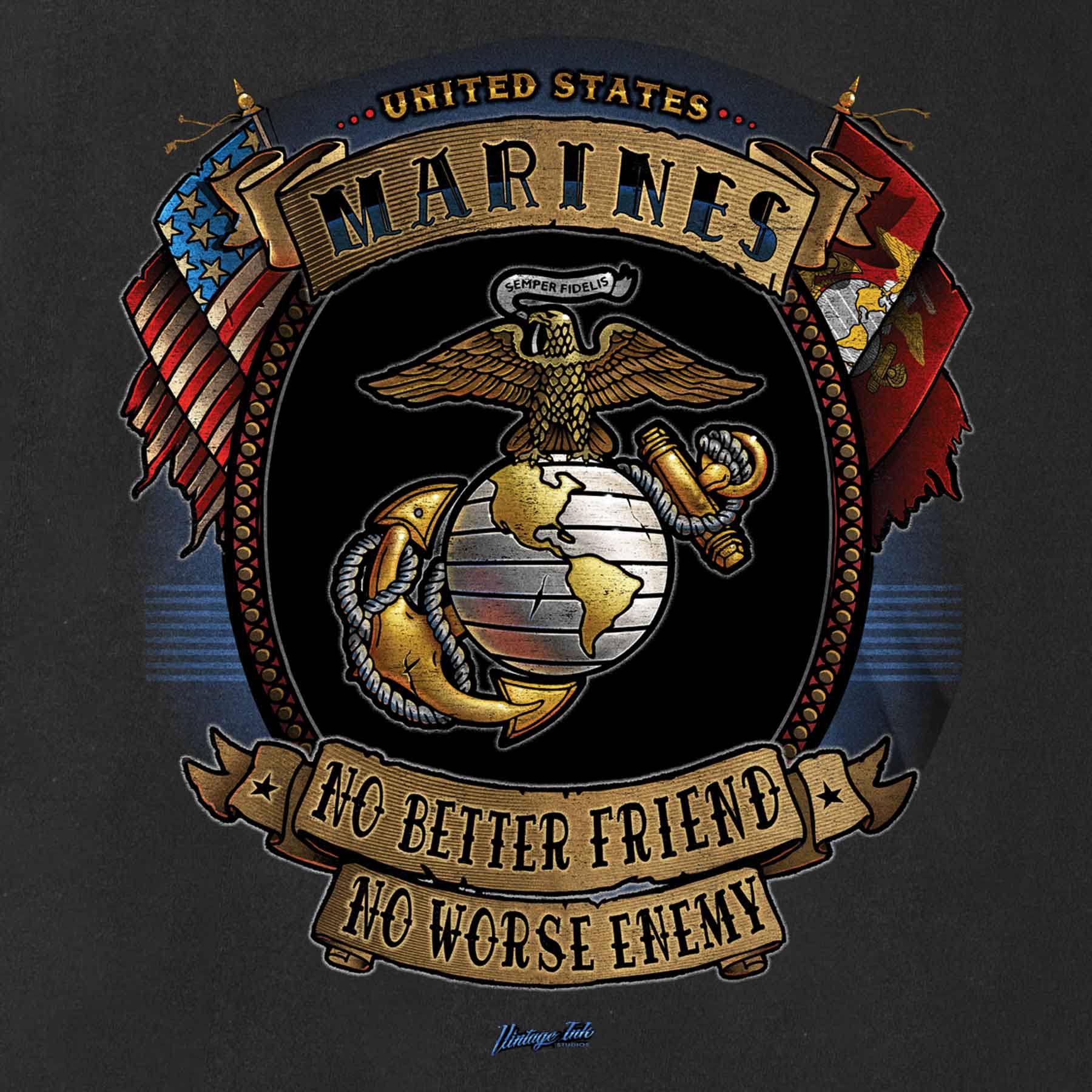 USMC No Better Friend T-shirt - Image 6