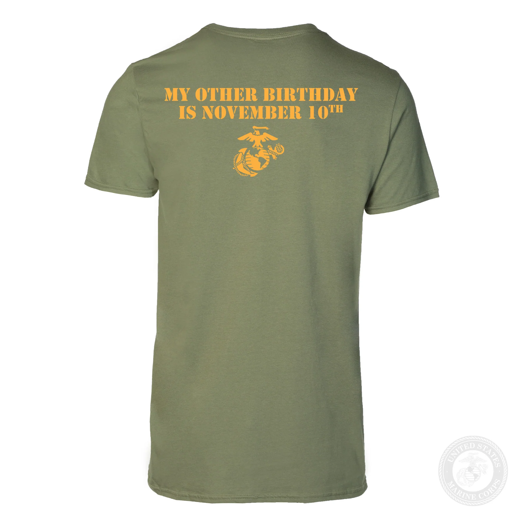 My Other Birthday Is November 10th T-shirt- Back Design - Image 11