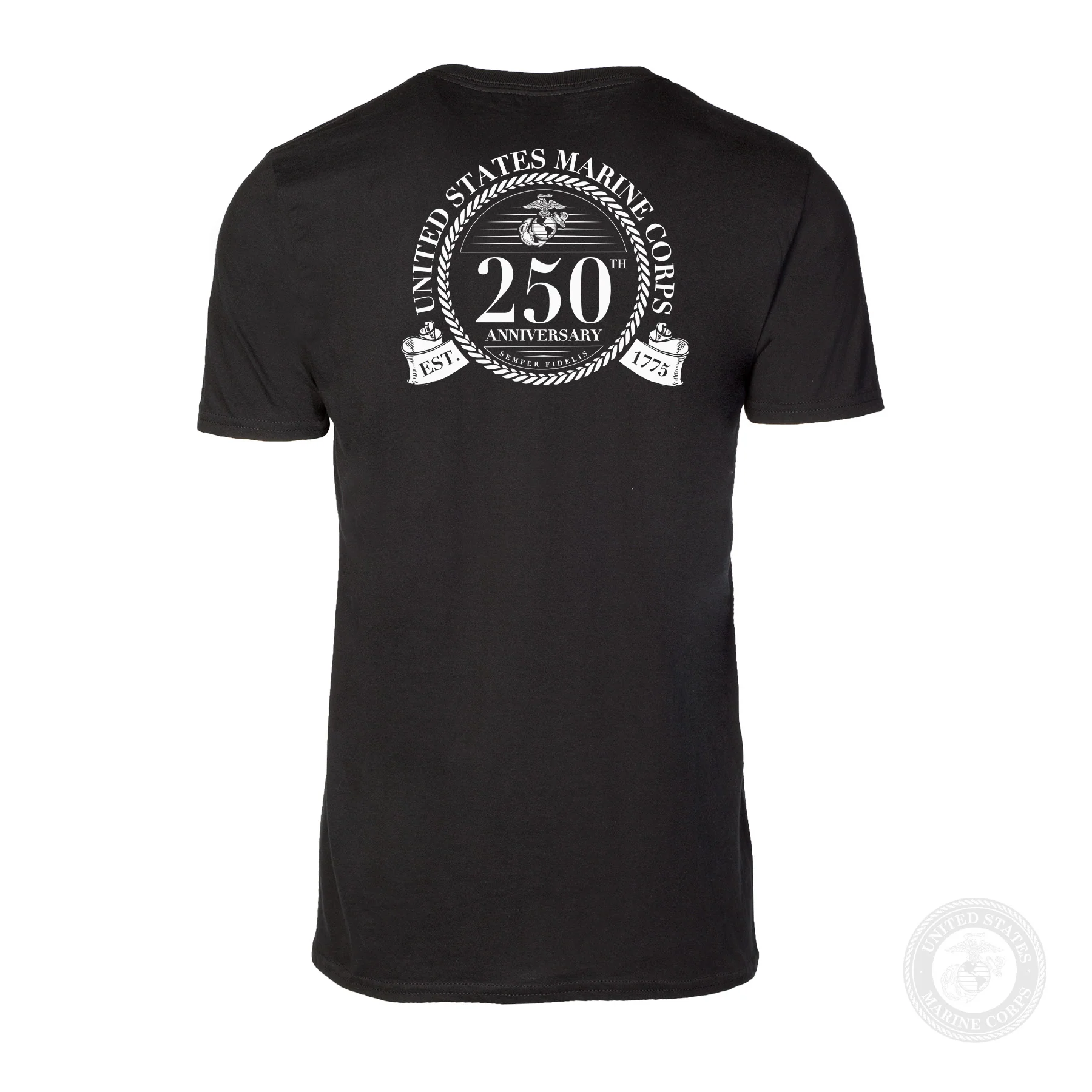 USMC 250th Anniversary Formal T-Shirt- Back Design - Image 7