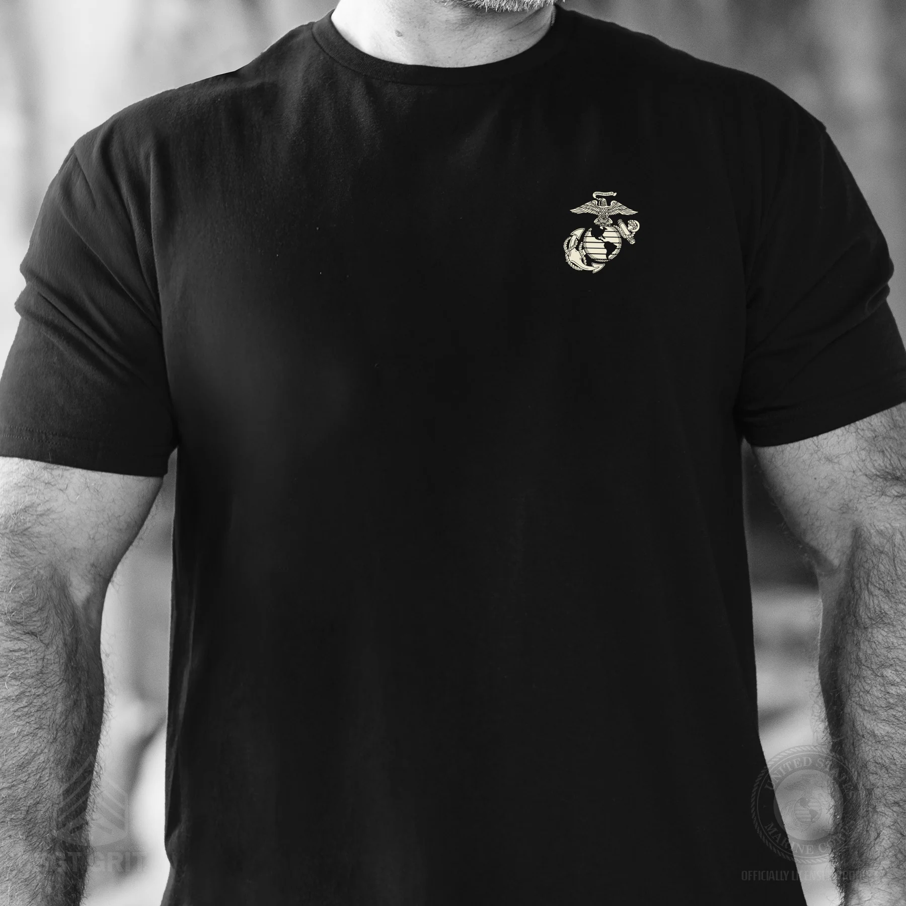 USMC 250th Birthday Class of 1775 T-Shirt- Back Design - Image 3