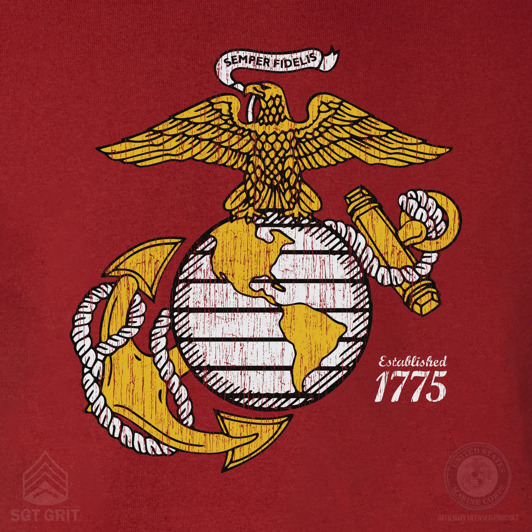 Gold Eagle, Globe, and Anchor T-Shirt - Image 12