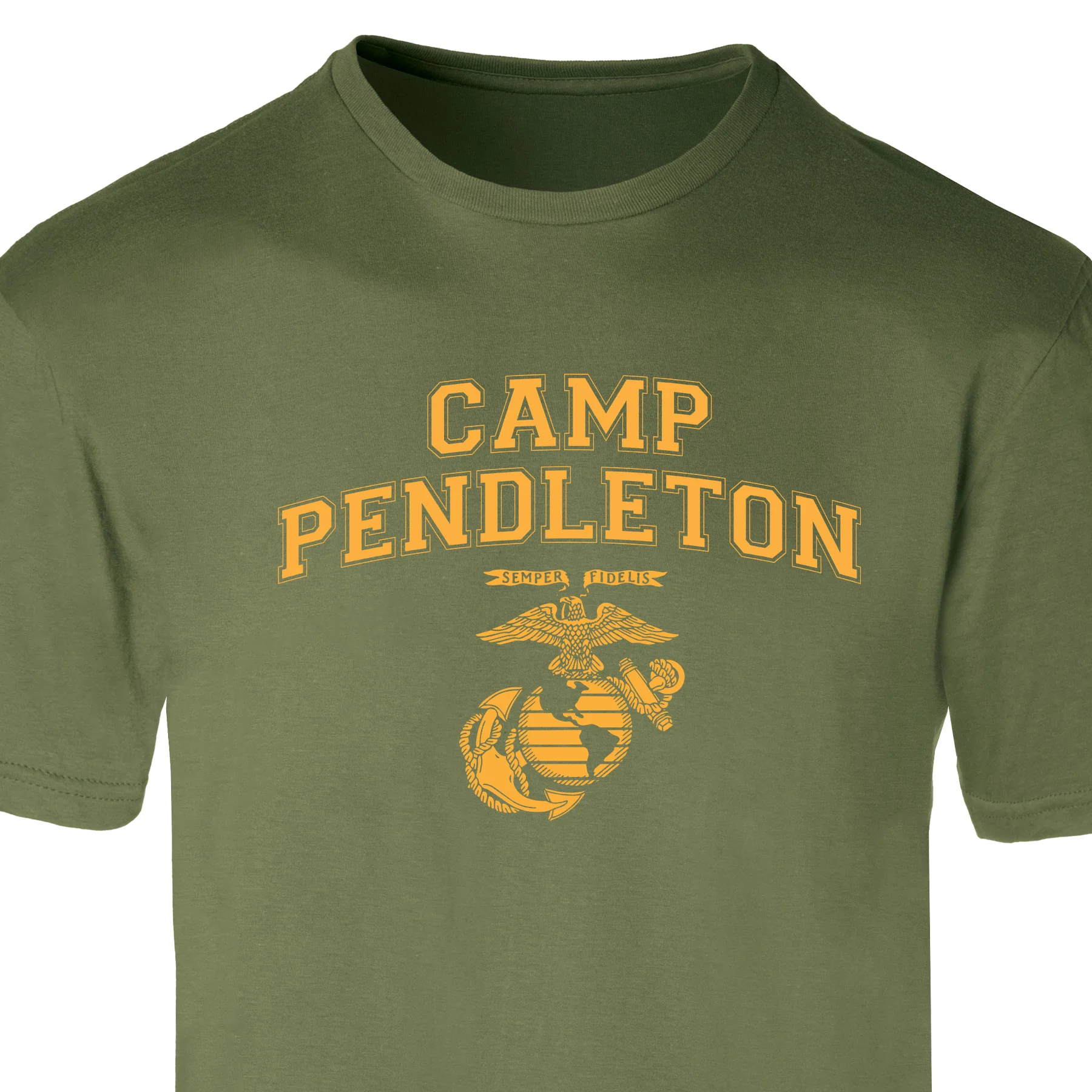 Marine Corps Base Collegiate EGA T-Shirt - Image 10