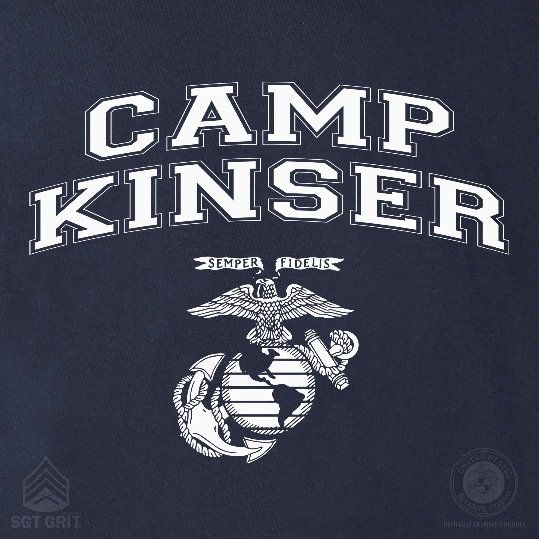 Marine Corps Base Collegiate EGA T-Shirt - Image 16