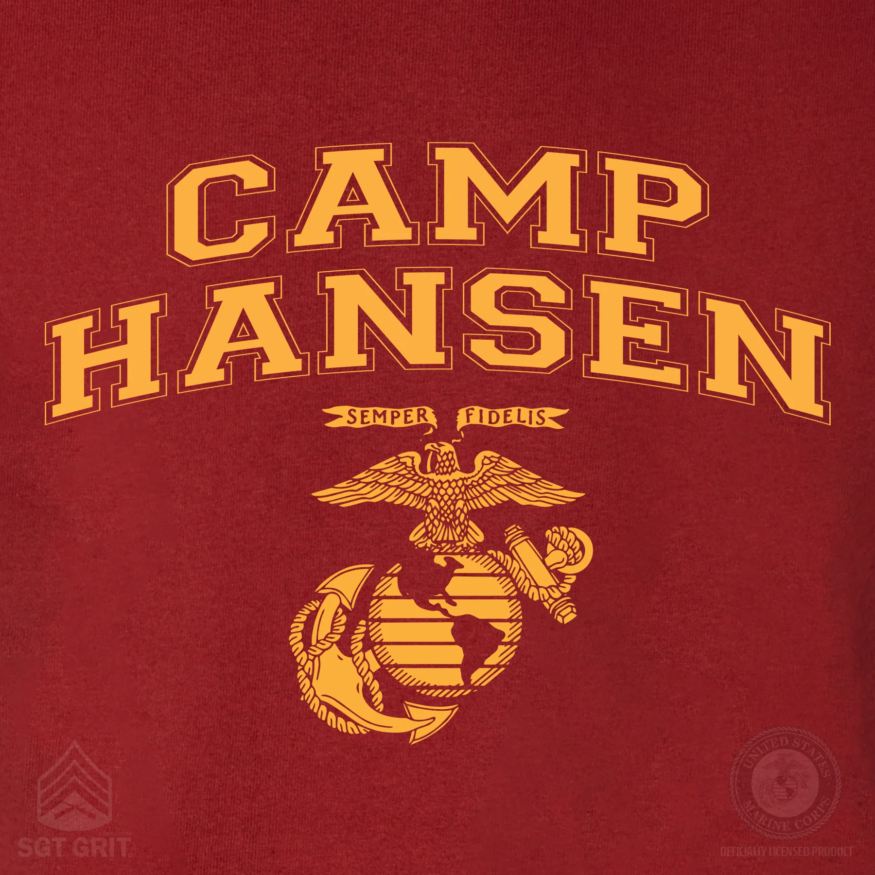 Marine Corps Base Collegiate EGA T-Shirt - Image 18