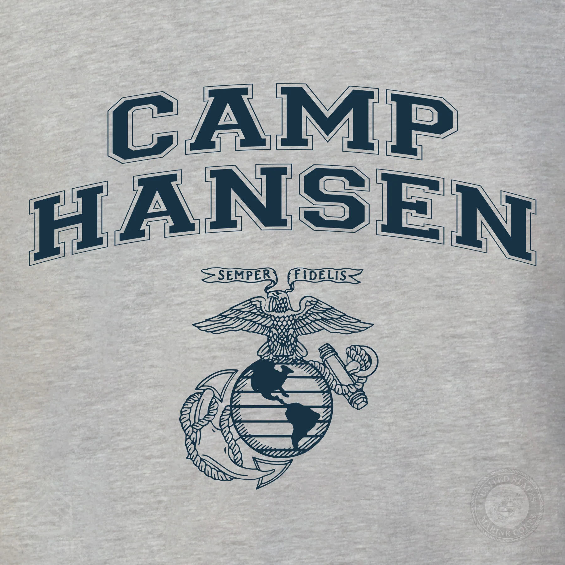 Marine Corps Base Collegiate EGA T-Shirt - Image 19
