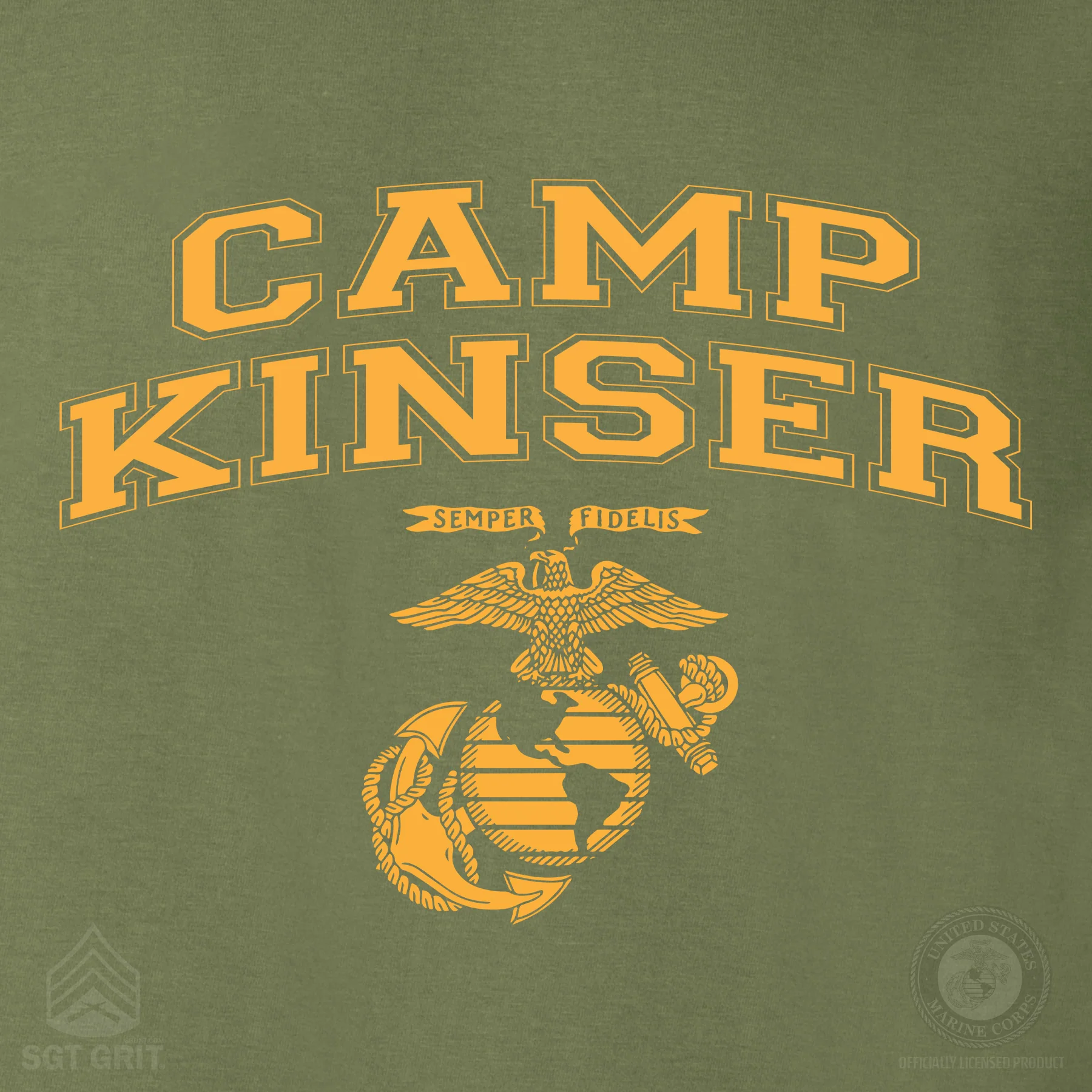 Marine Corps Base Collegiate EGA T-Shirt - Image 25