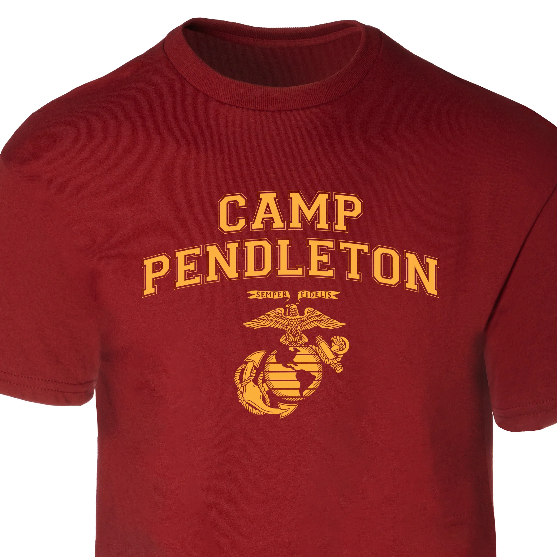 Marine Corps Base Collegiate EGA T-Shirt - Image 3