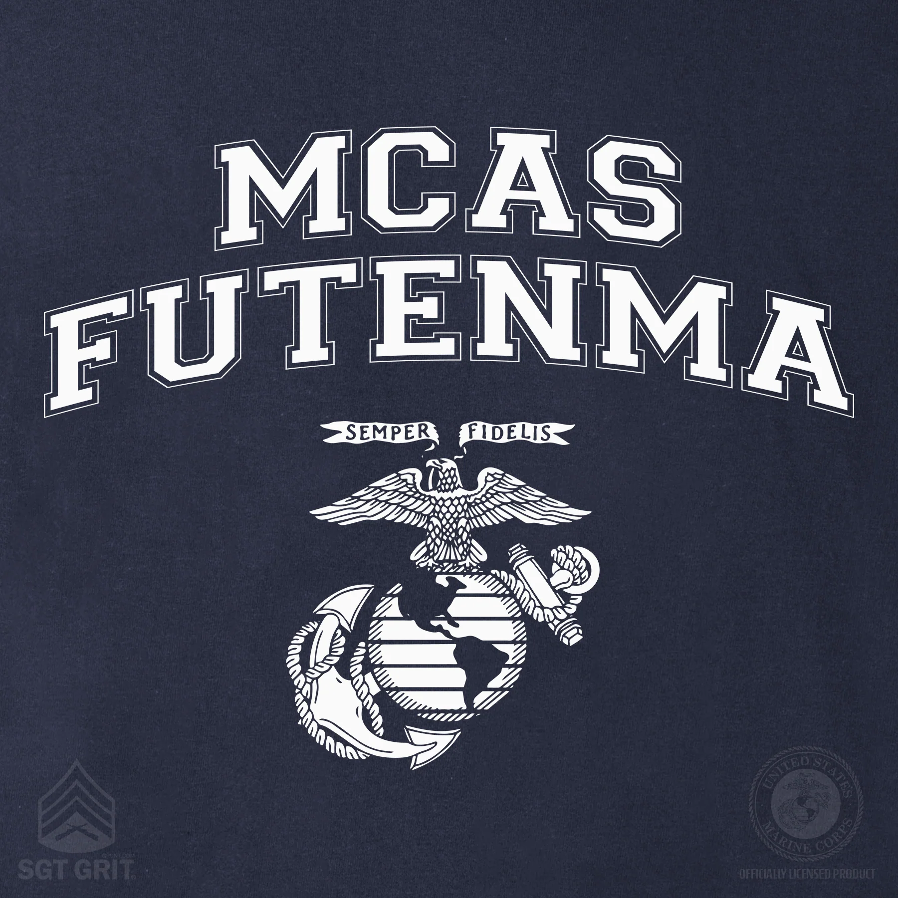 Marine Corps Base Collegiate EGA T-Shirt - Image 34