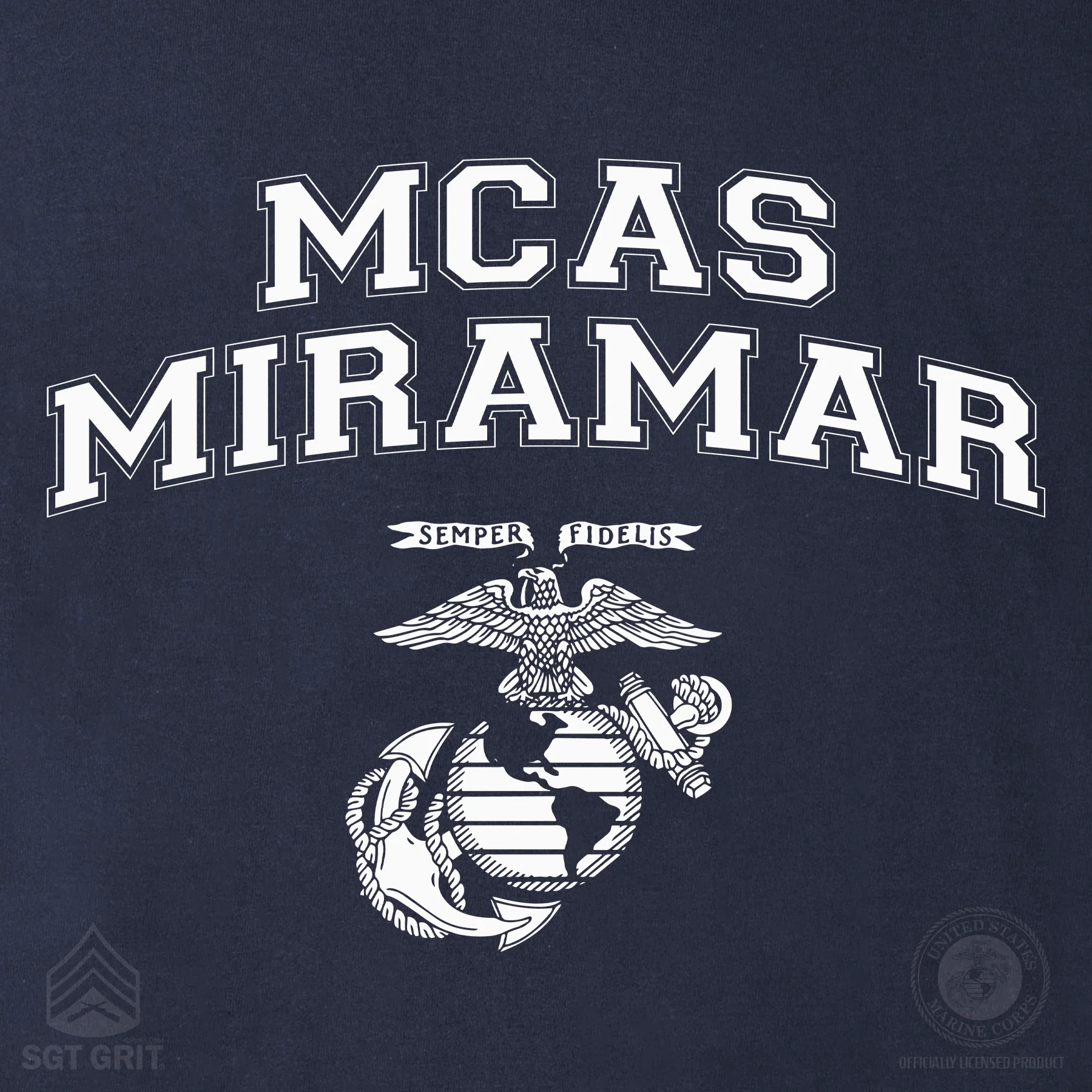 Marine Corps Base Collegiate EGA T-Shirt - Image 39
