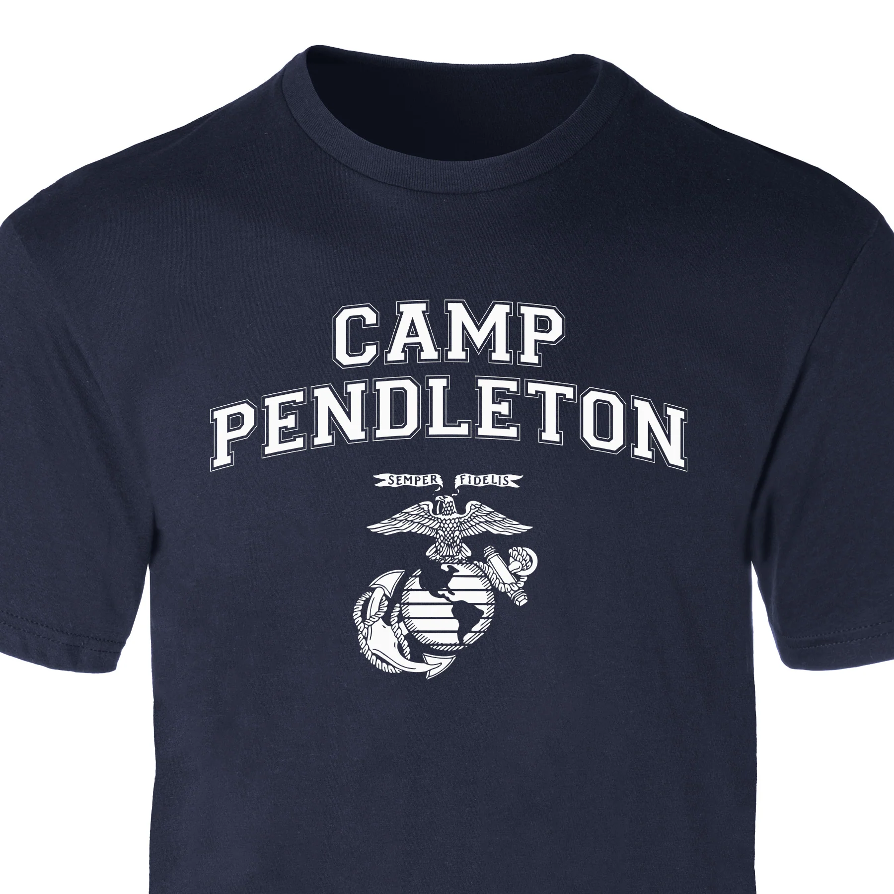Marine Corps Base Collegiate EGA T-Shirt - Image 7
