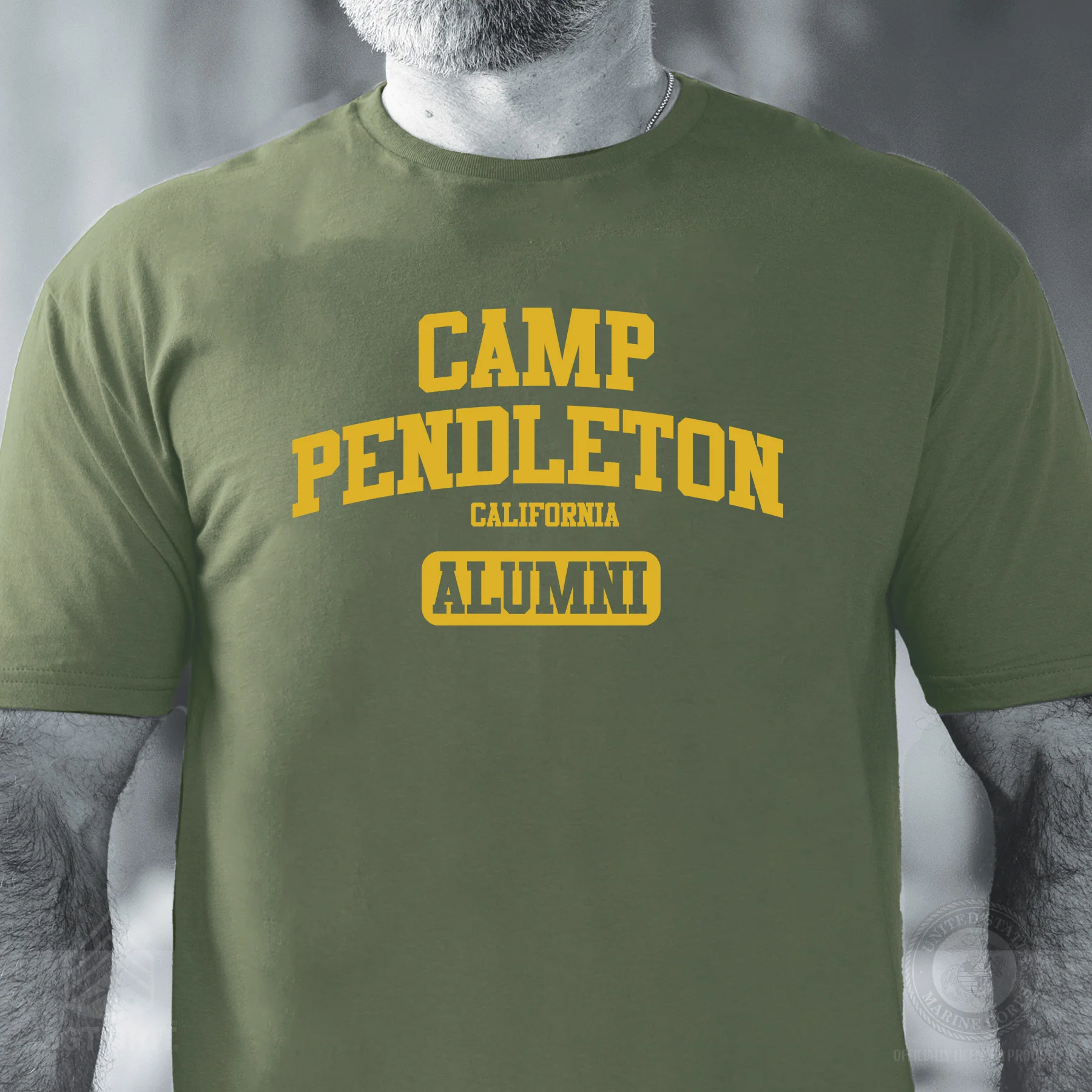 Marine Corps Base Collegiate Alumni T-Shirt - Image 11