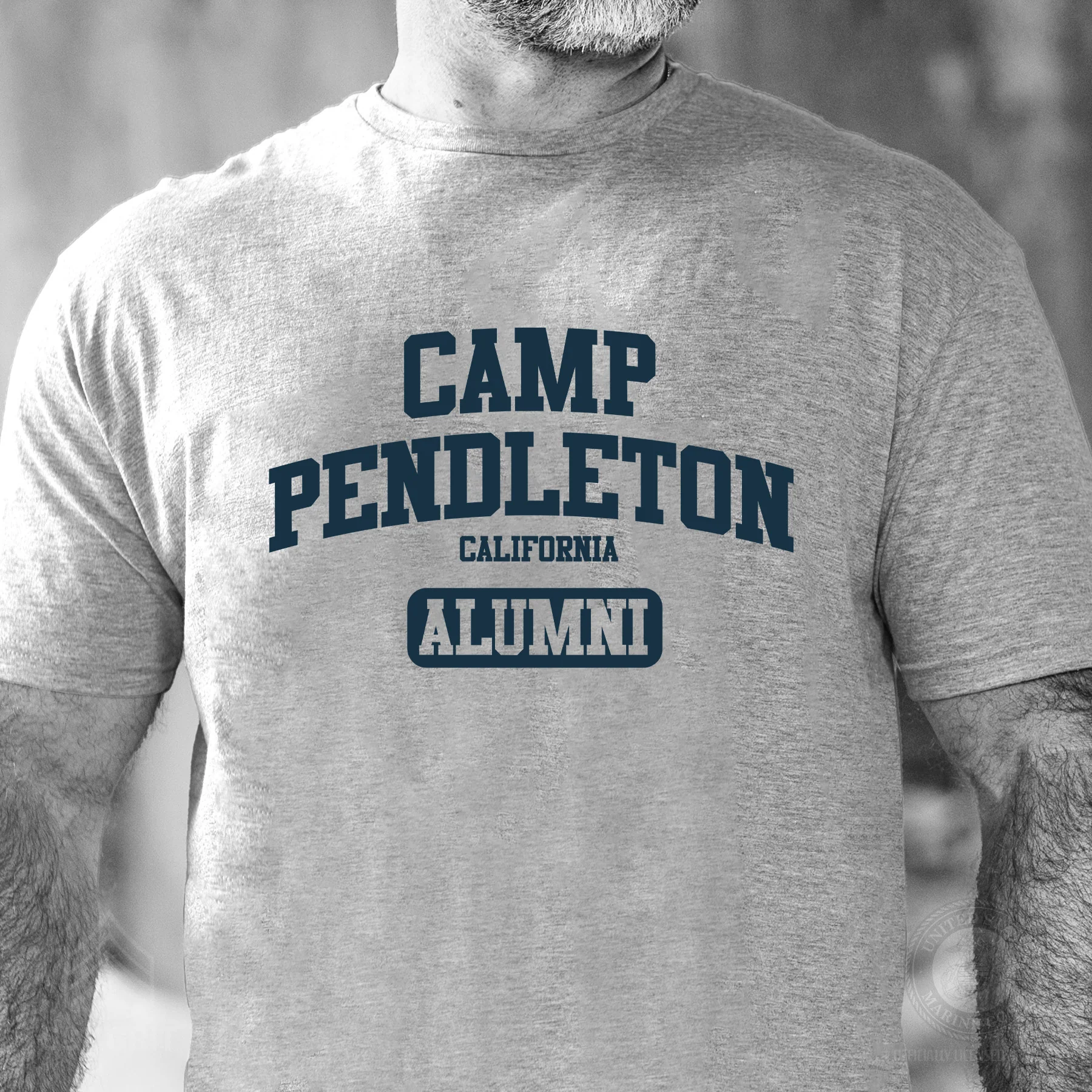 Marine Corps Base Collegiate Alumni T-Shirt - Image 2