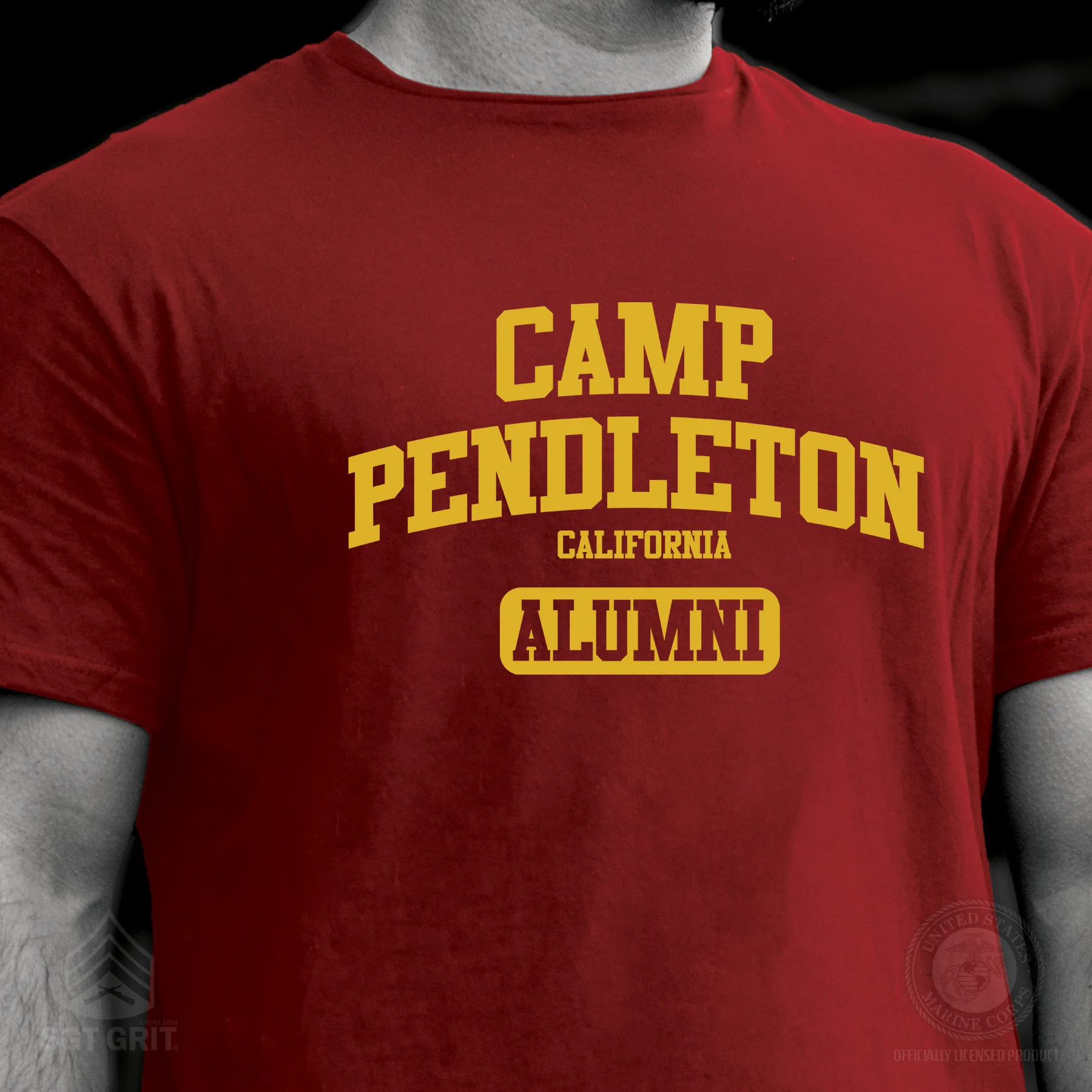 Marine Corps Base Collegiate Alumni T-Shirt - Image 6