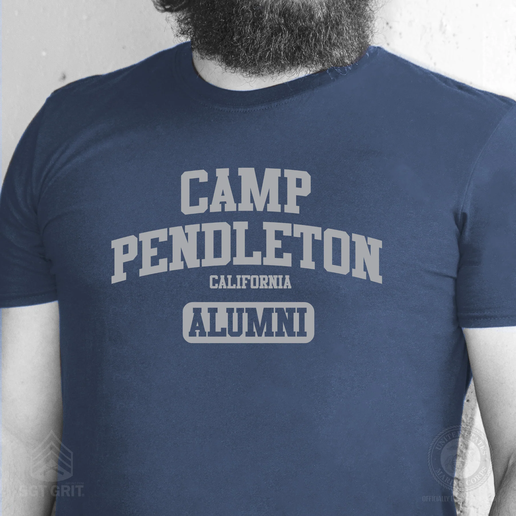 Marine Corps Base Collegiate Alumni T-Shirt - Image 9