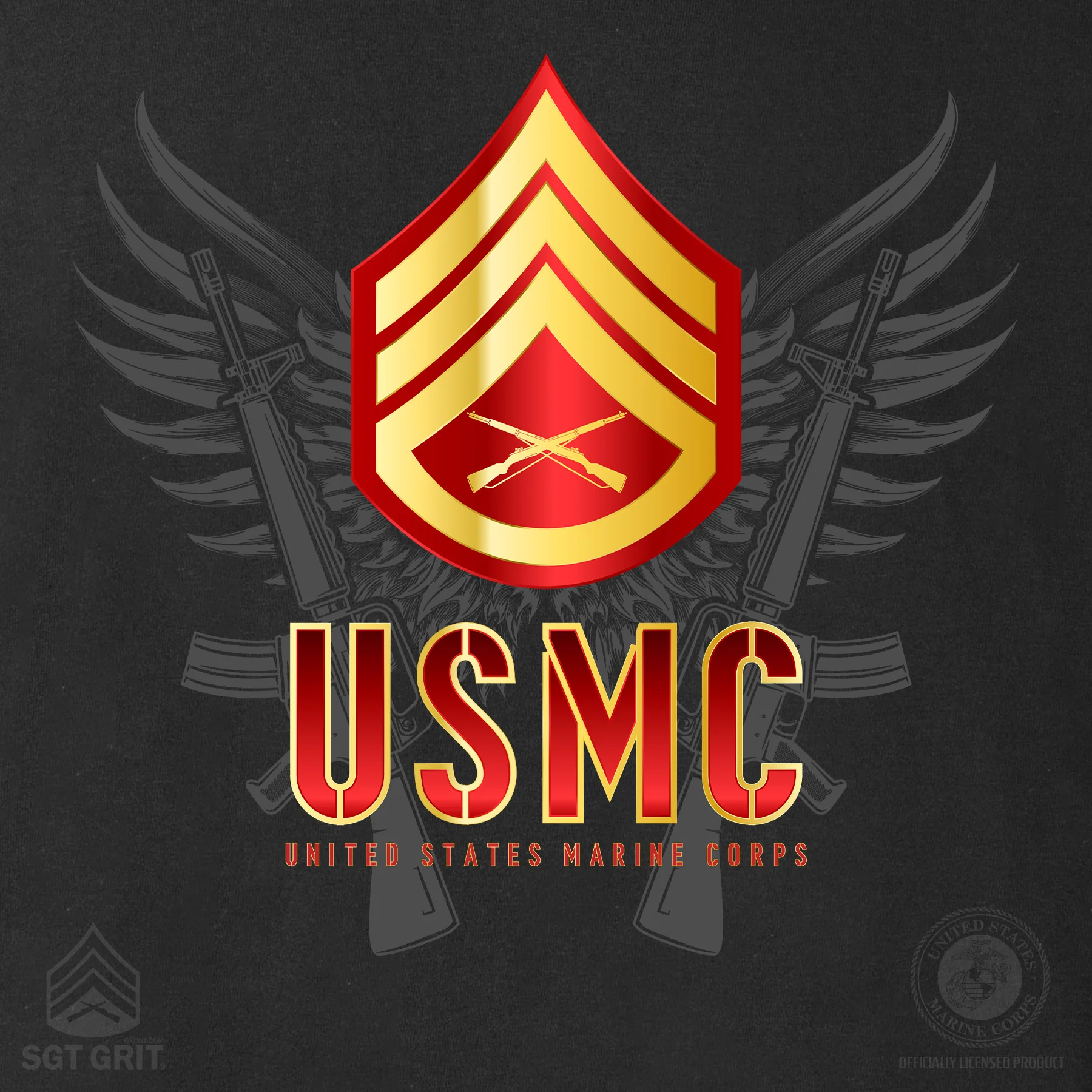 Personalized USMC Rank T-Shirt - Image 10