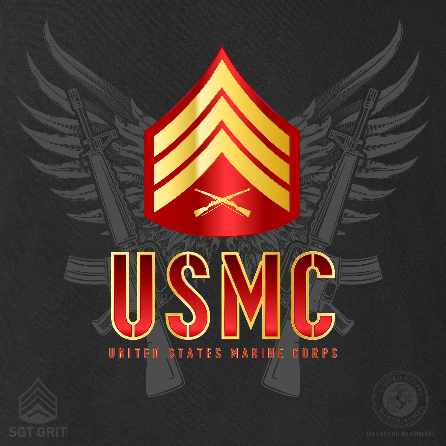 Personalized USMC Rank T-Shirt - Image 11