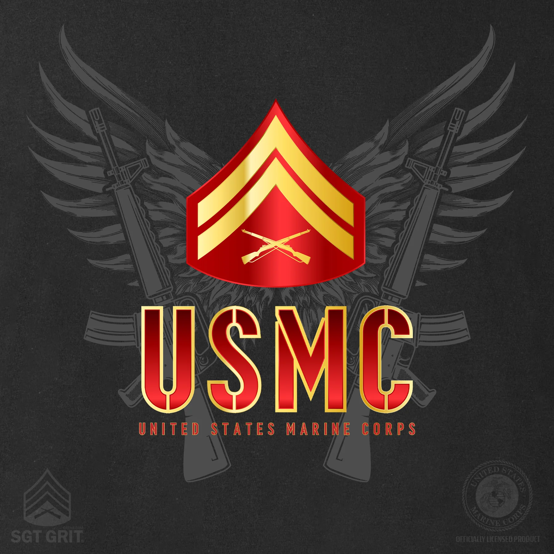 Personalized USMC Rank T-Shirt - Image 12