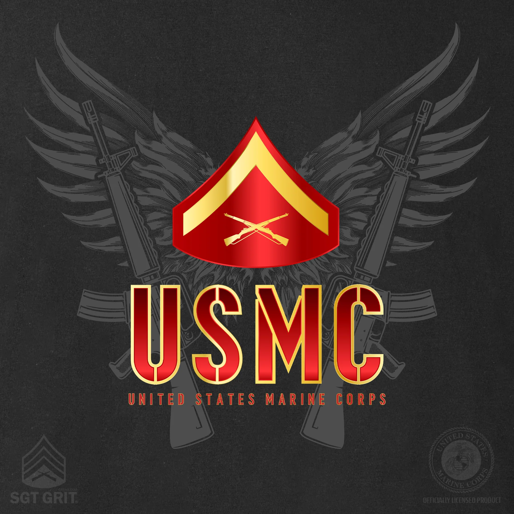 Personalized USMC Rank T-Shirt - Image 13