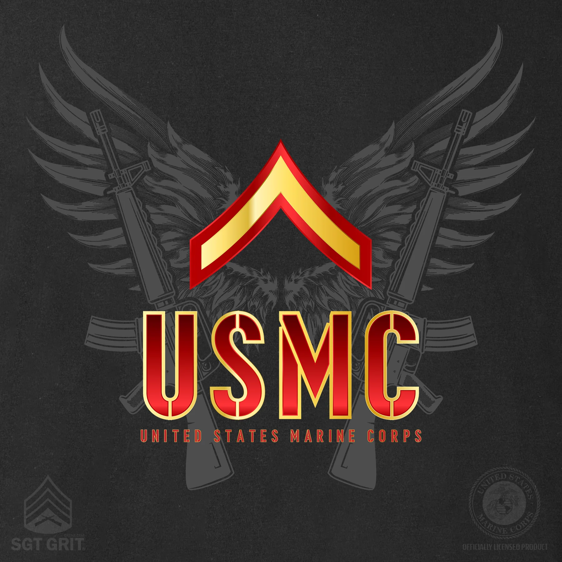 Personalized USMC Rank T-Shirt - Image 14