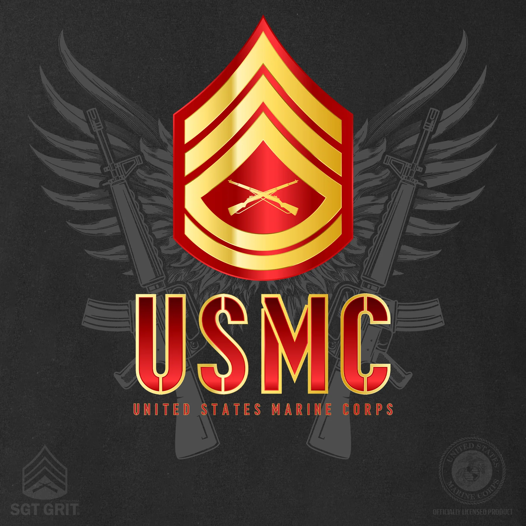 Personalized USMC Rank T-Shirt - Image 9