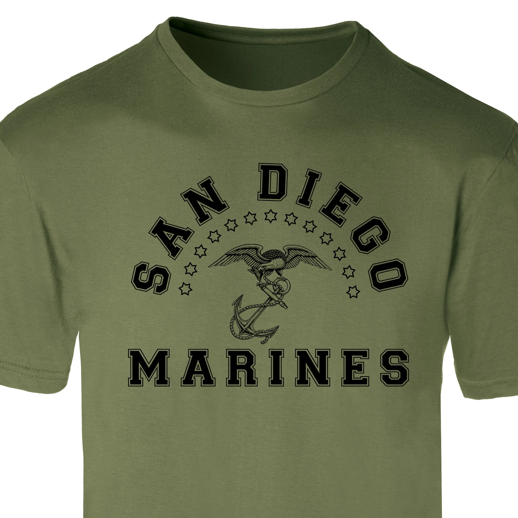 MCRD Vintage Eagle & Anchor T-Shirt - Image 13