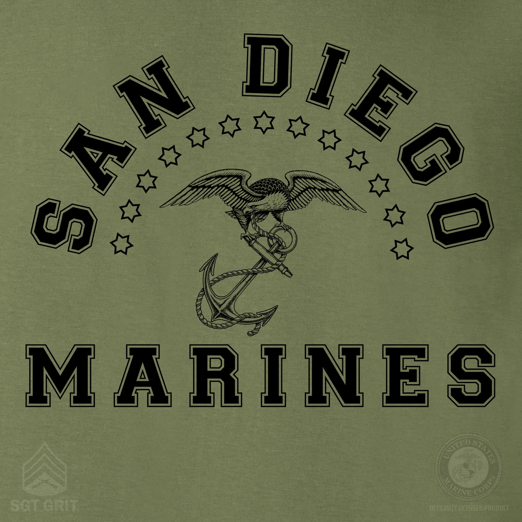 MCRD Vintage Eagle & Anchor T-Shirt - Image 25