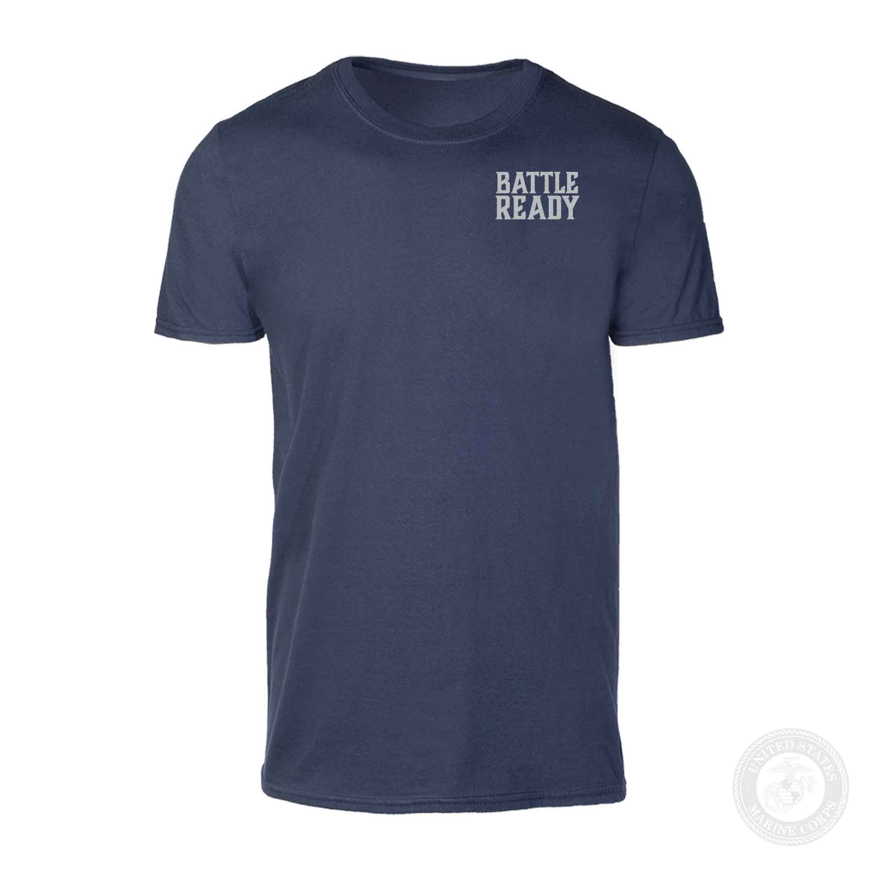 Battle Ready Flag T-Shirt -Back Design - Image 14