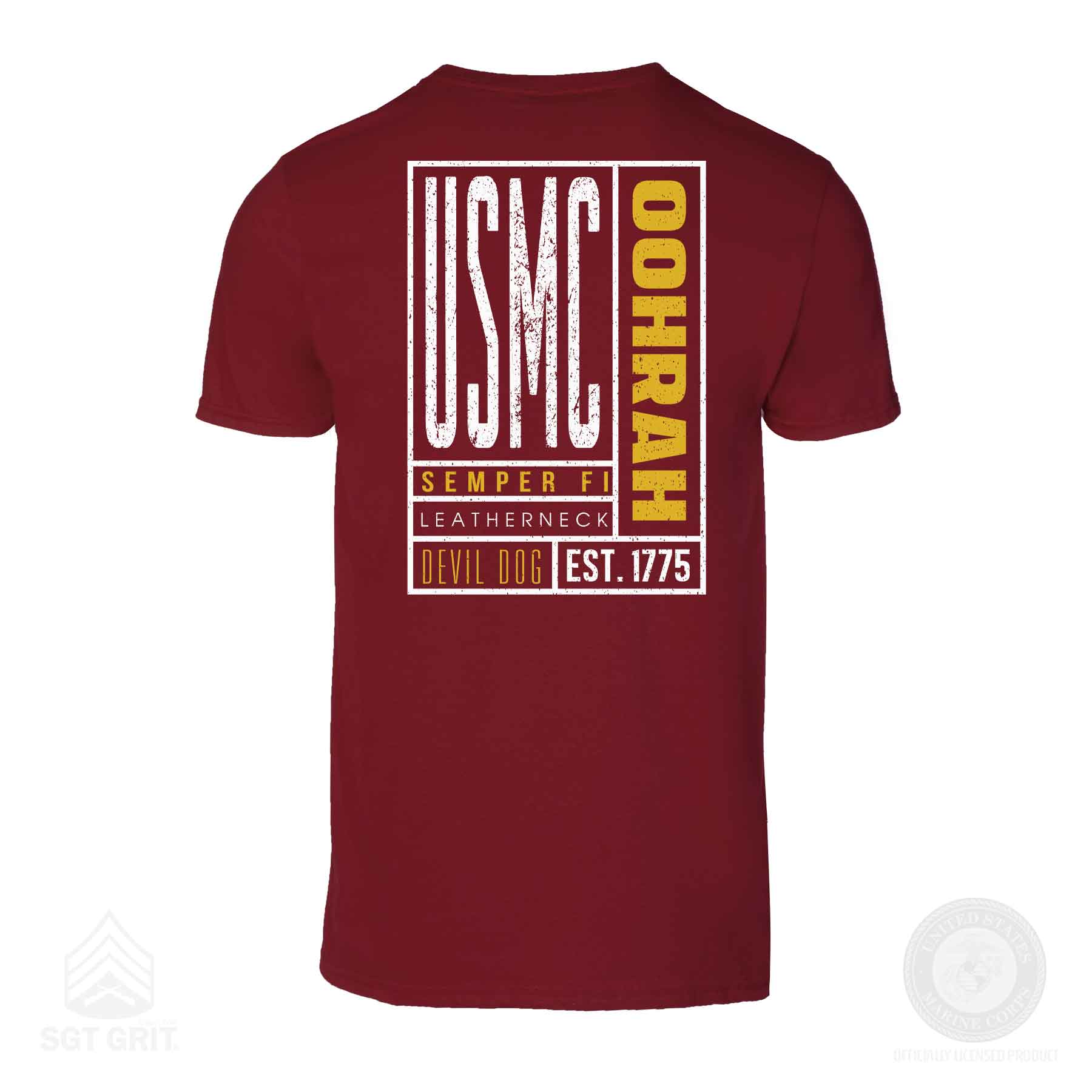 USMC Stamped Slogan T-Shirt - Image 6