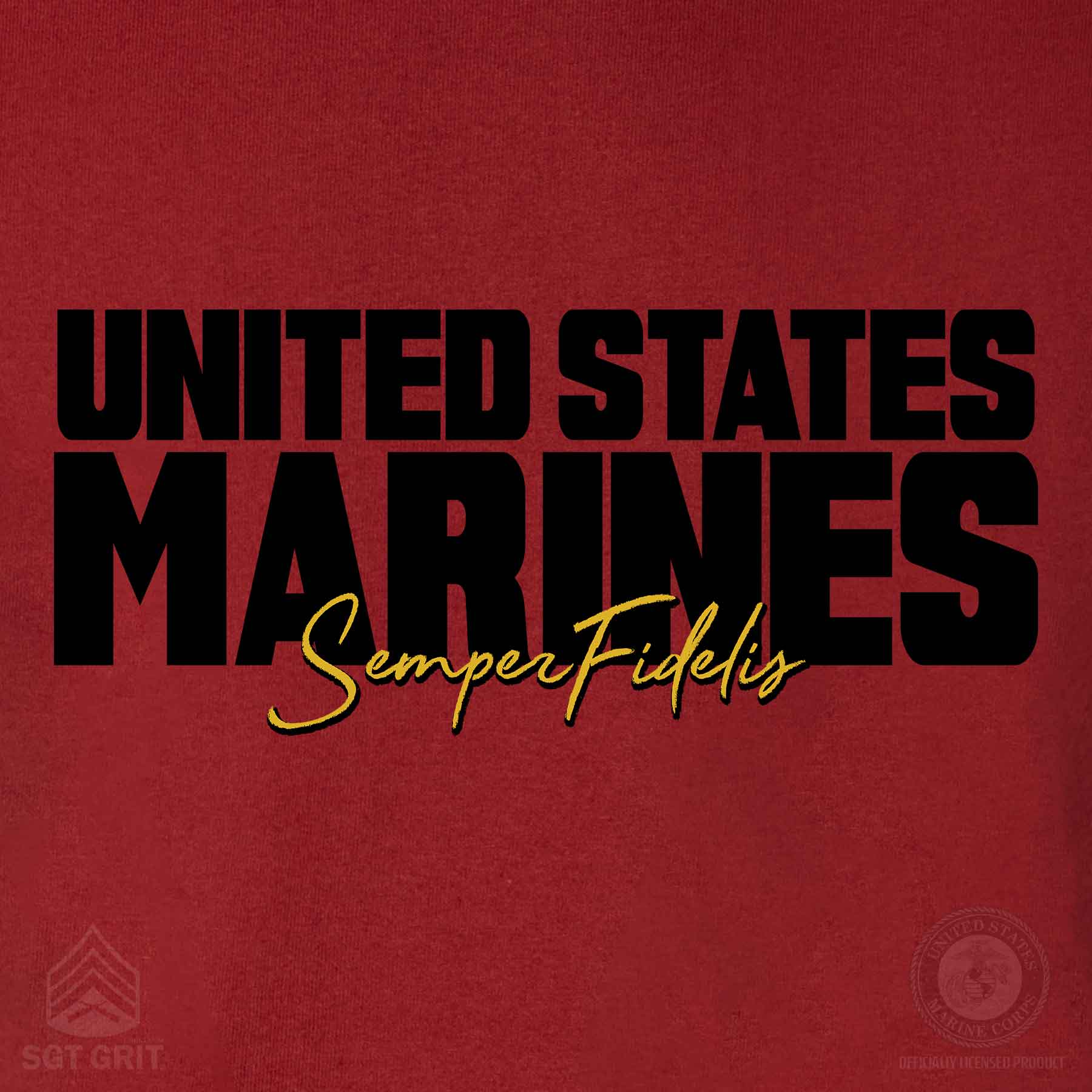 United States Marine Corps Semper Fidelis T-Shirt - Image 3