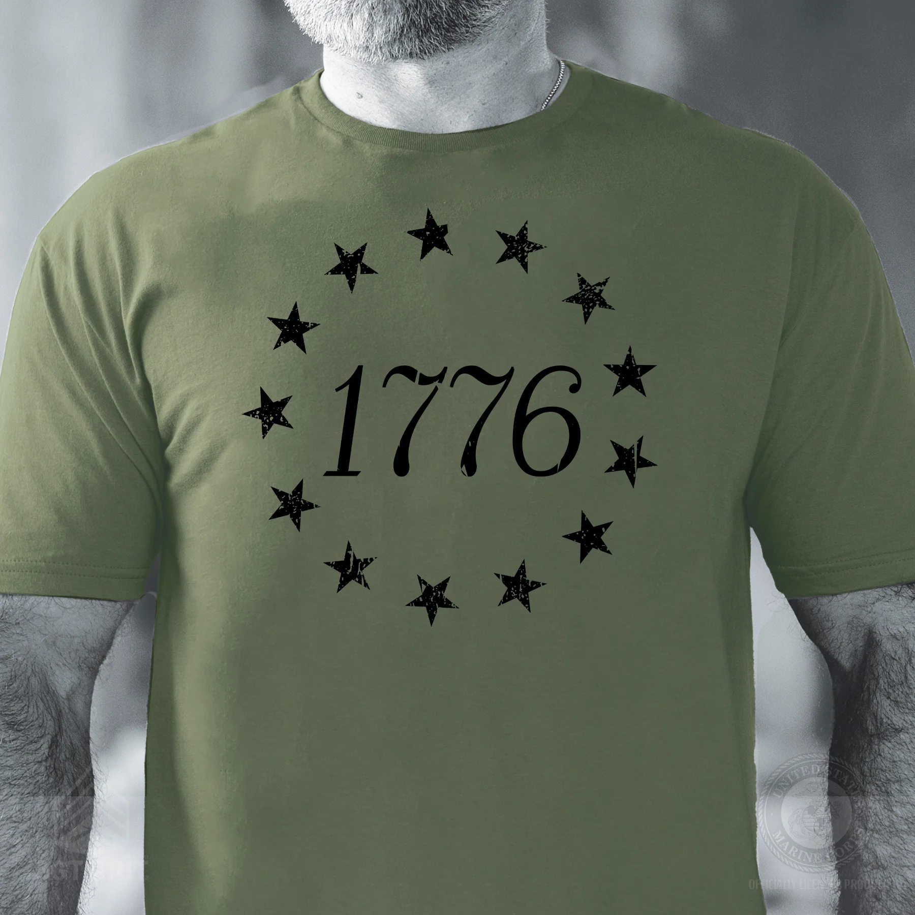 1776 Betsy Ross Flag T-Shirt - Image 5
