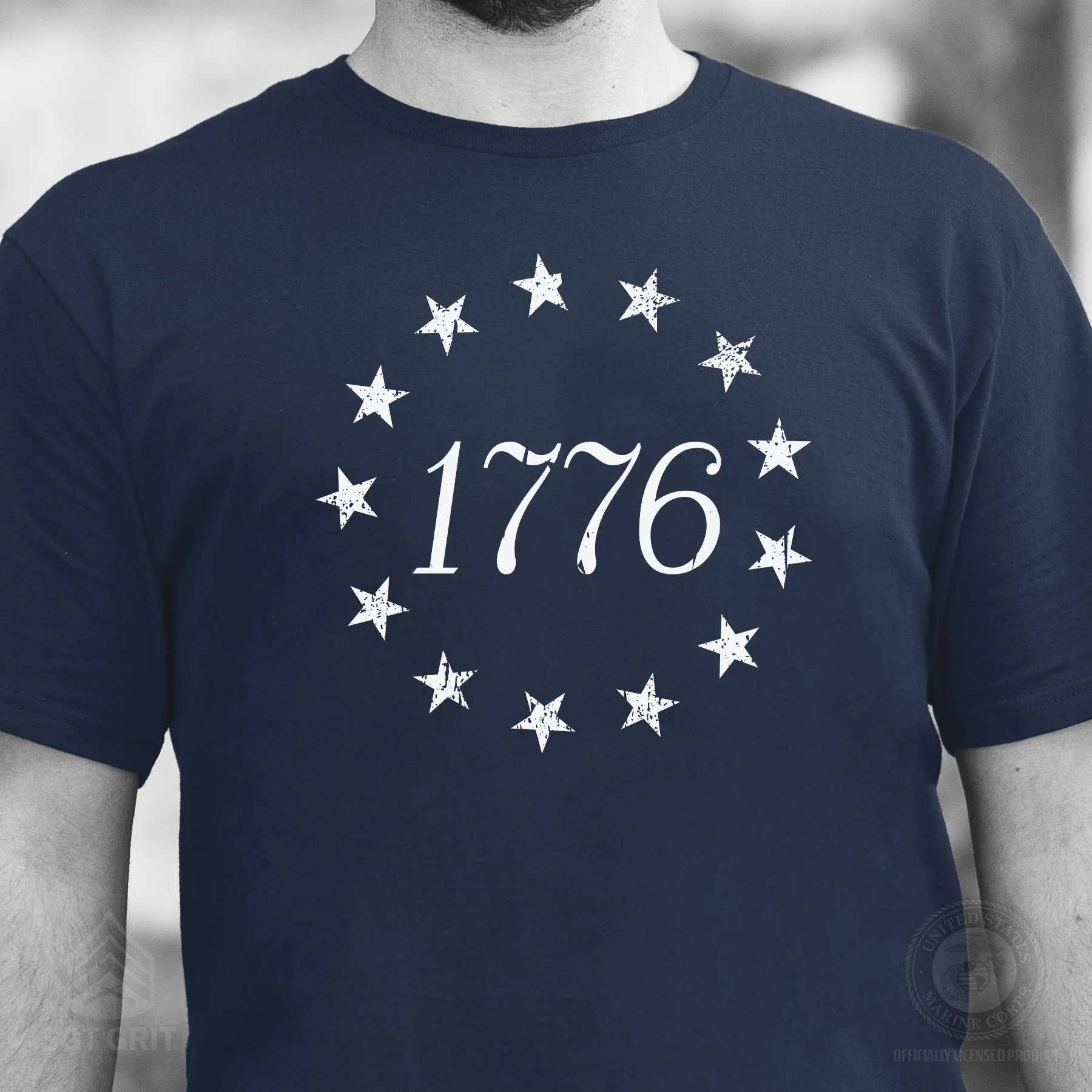 1776 Betsy Ross Flag T-Shirt - Image 6