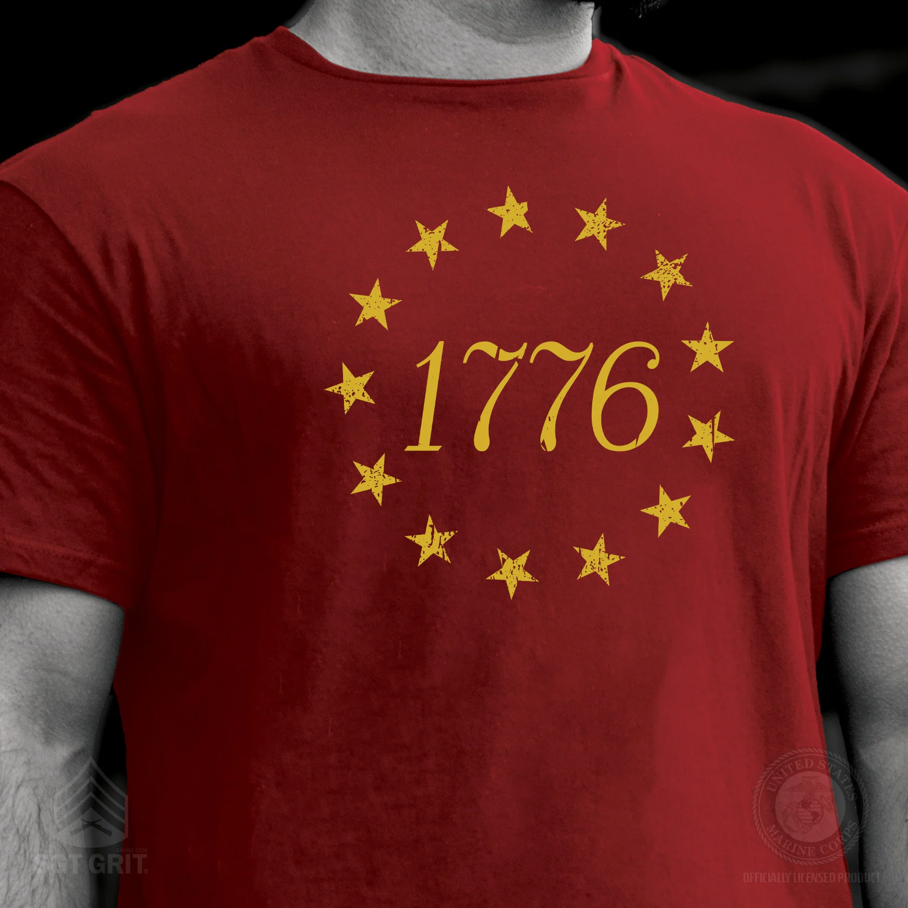 1776 Betsy Ross Flag T-Shirt - Image 7