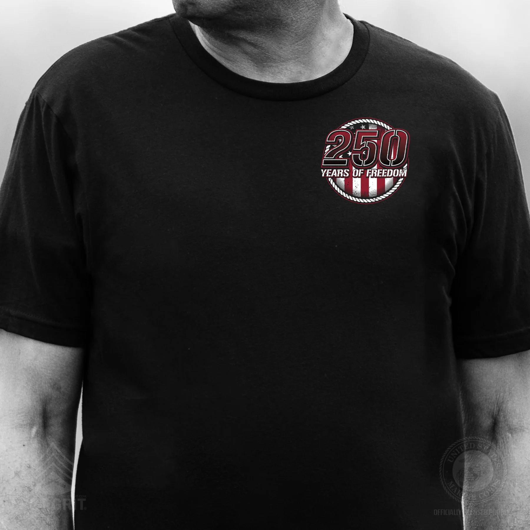 250 Years of Freedom T-Shirt - Back Design - Image 3