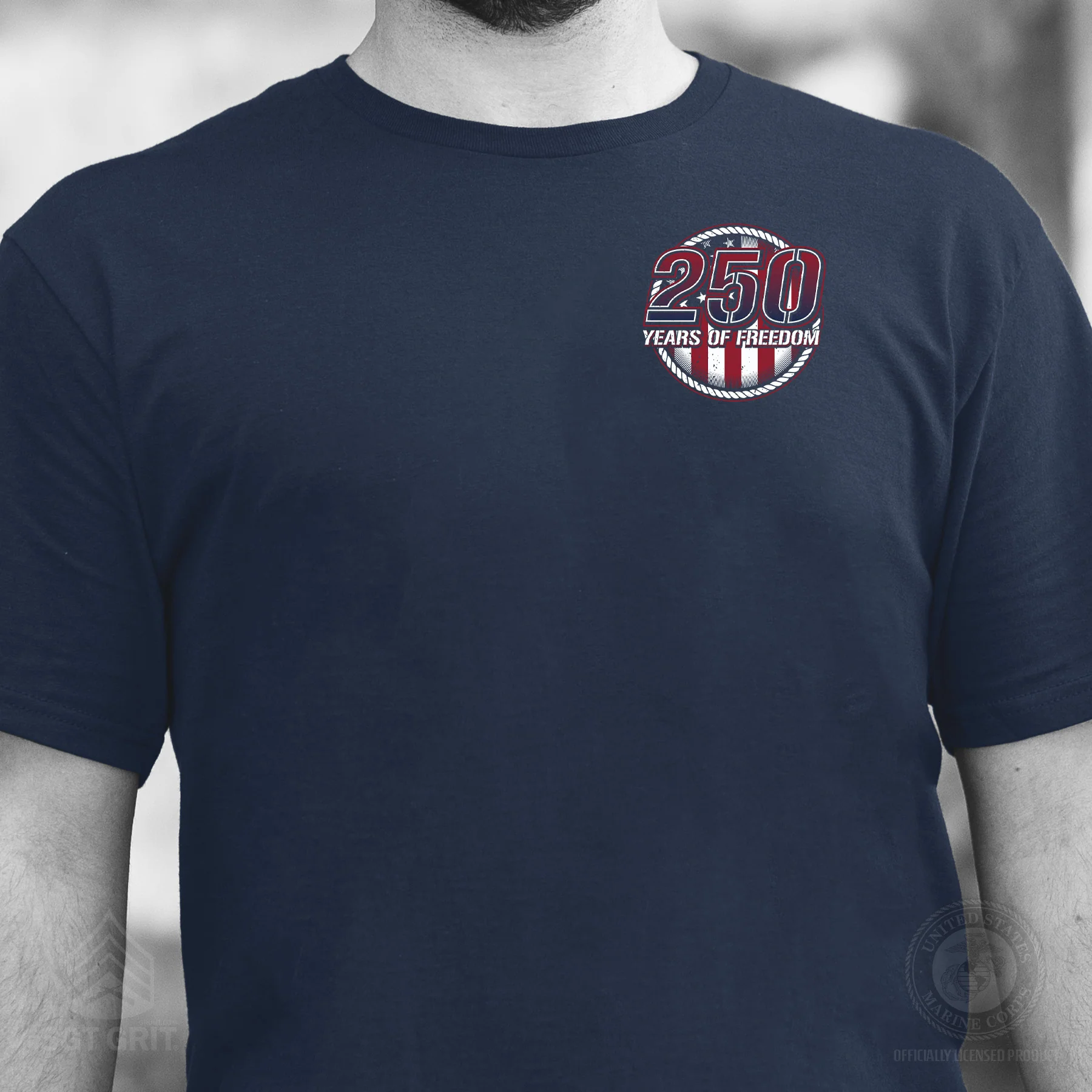 250 Years of Freedom T-Shirt - Back Design - Image 6