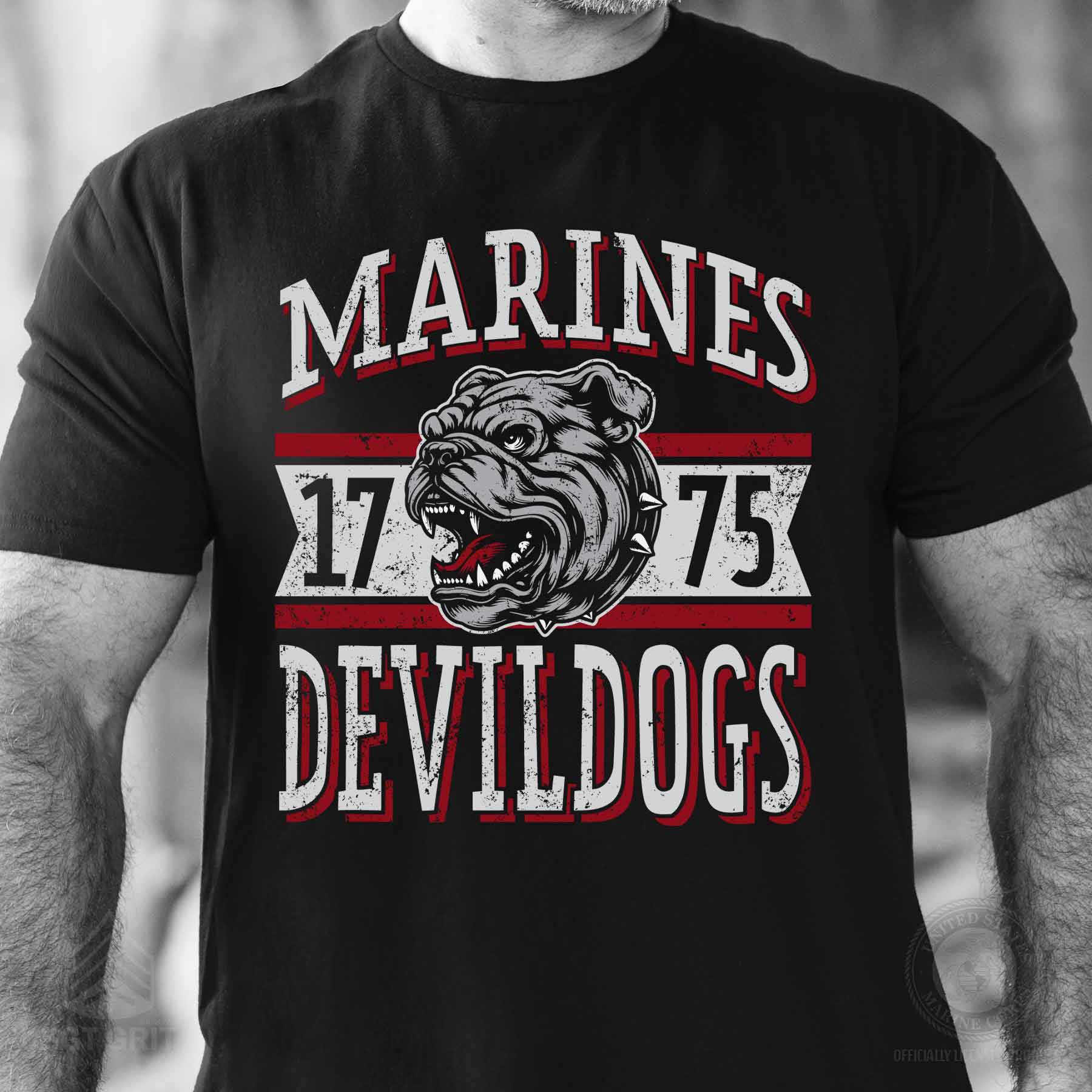 Marine Corps Devil Dogs T-Shirt - Image 2